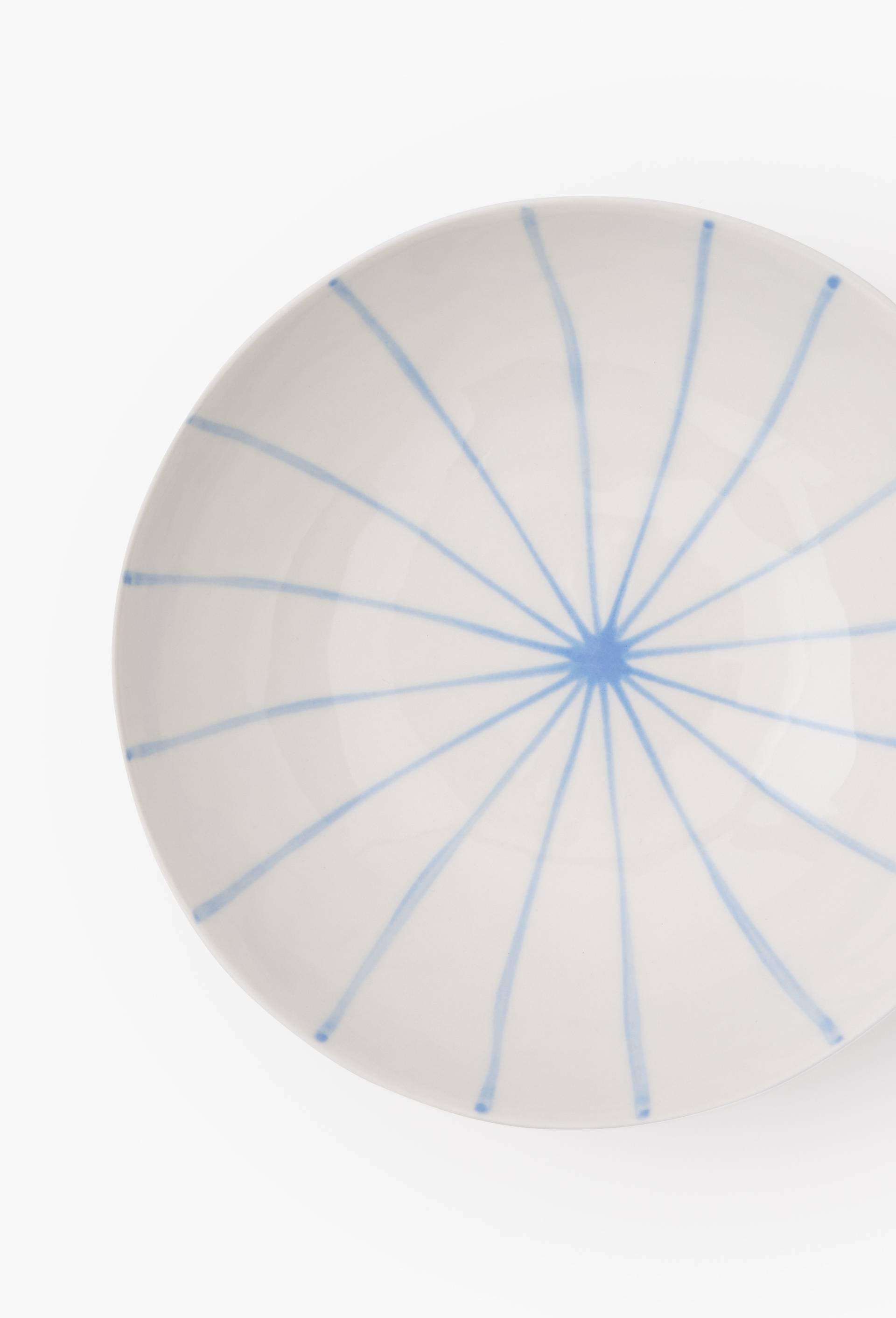 Bol finition imprim&eacute;e, 16cm, Blanc, large image number 1