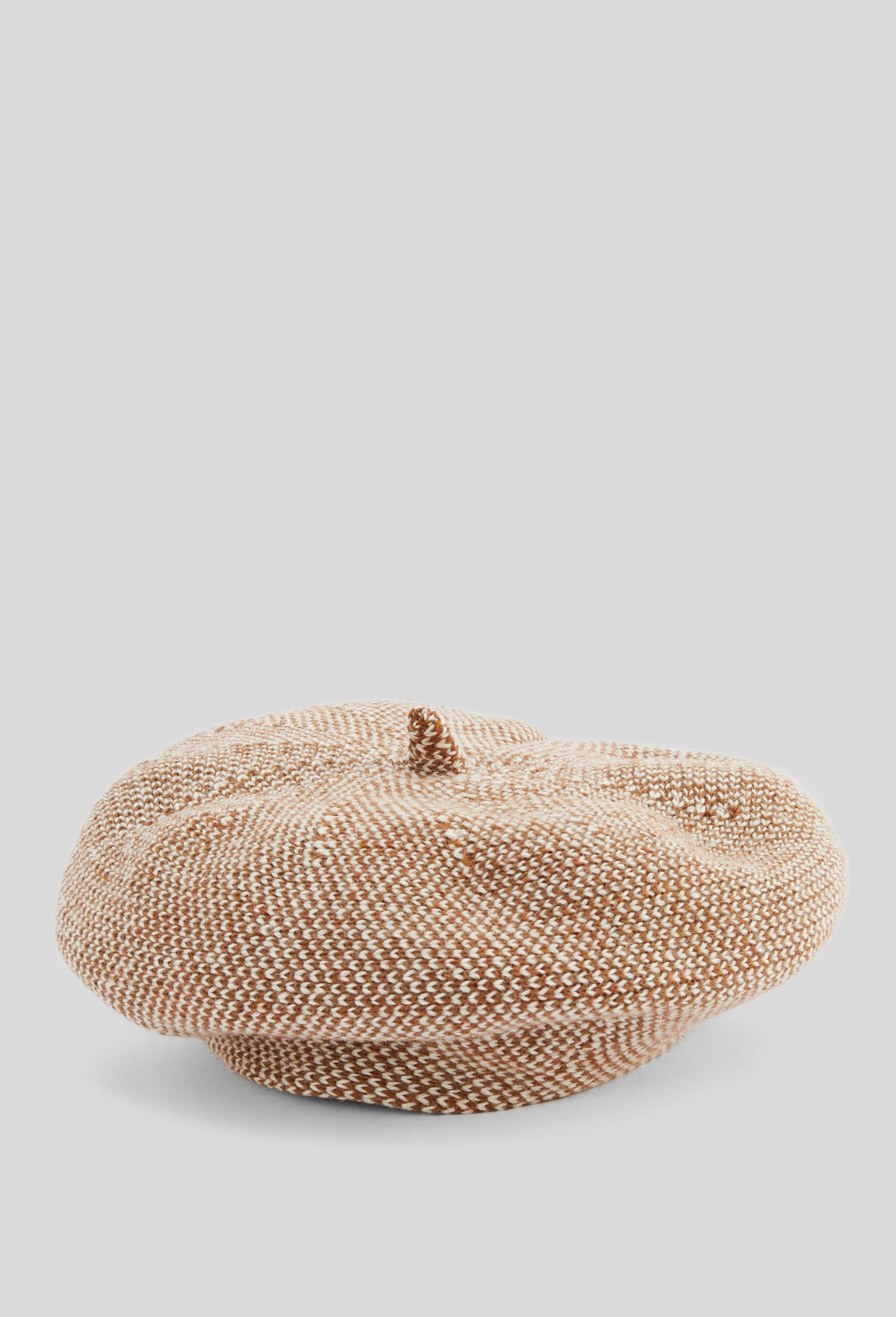 B&eacute;ret contenant de la laine, Brun clair, swatch image