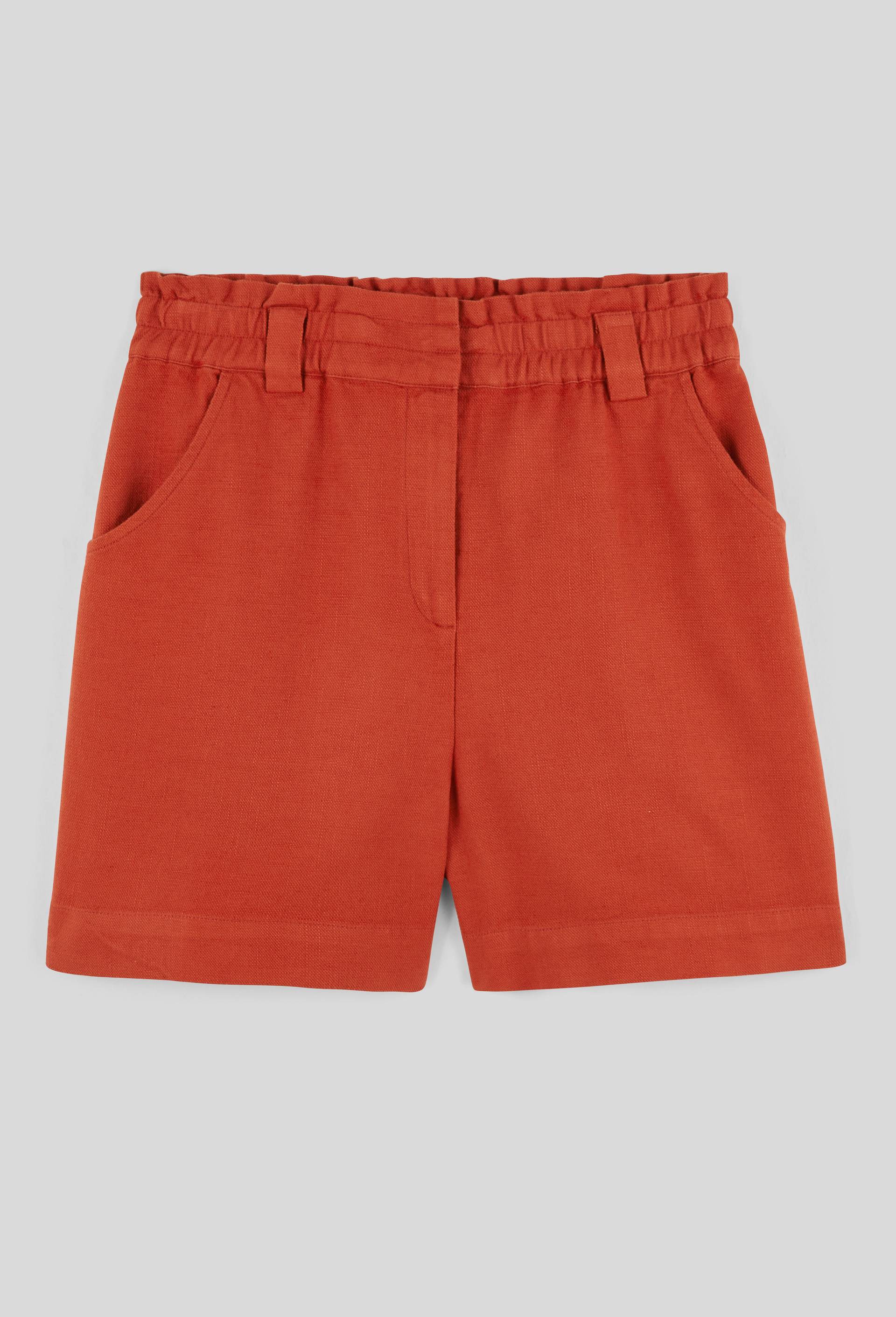 Short uni &eacute;lastiqu&eacute;, Orange fonc&eacute;, large image number 2