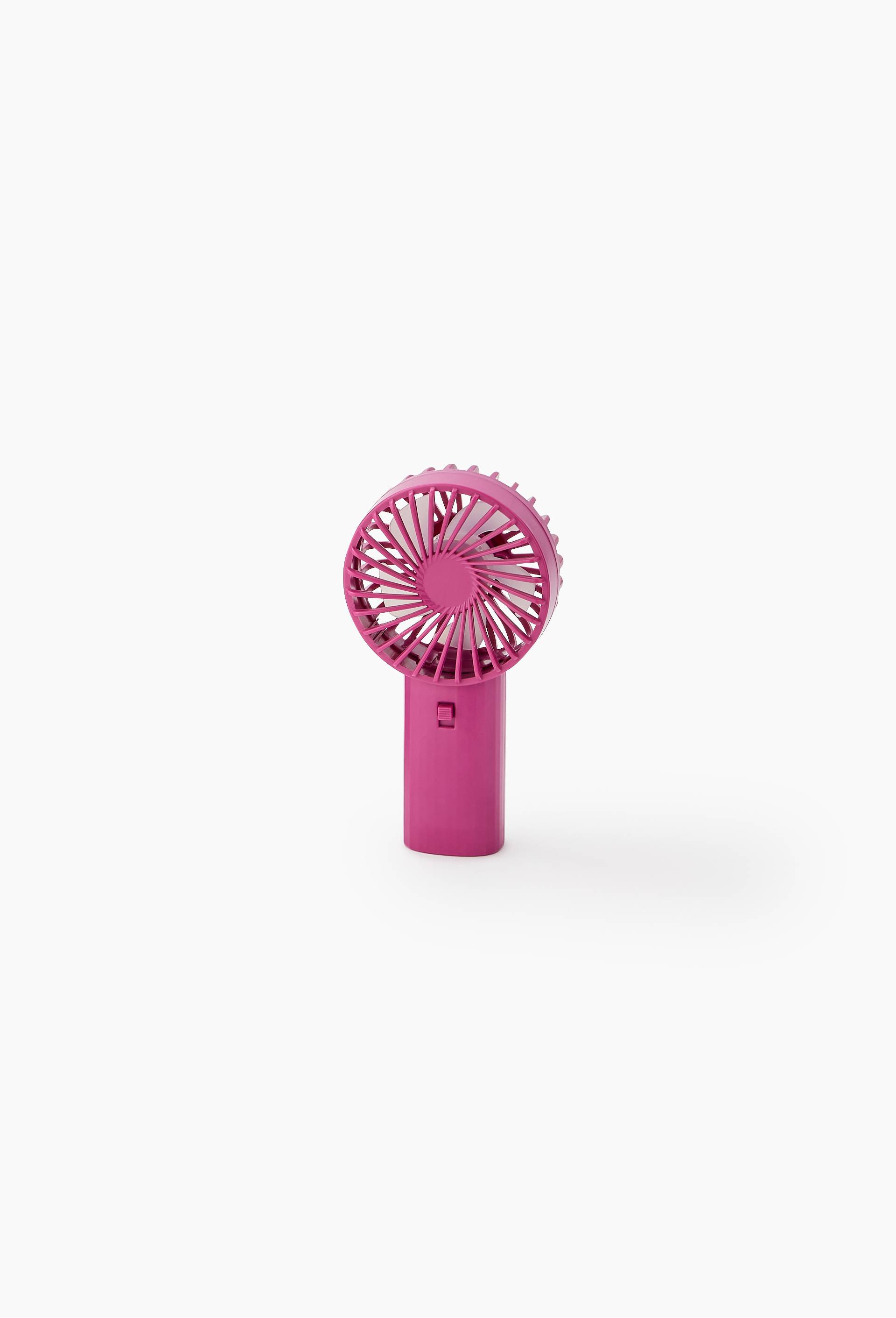 Mini ventilateur portatif, 14cm, Rose fonc&eacute;, large image number 0