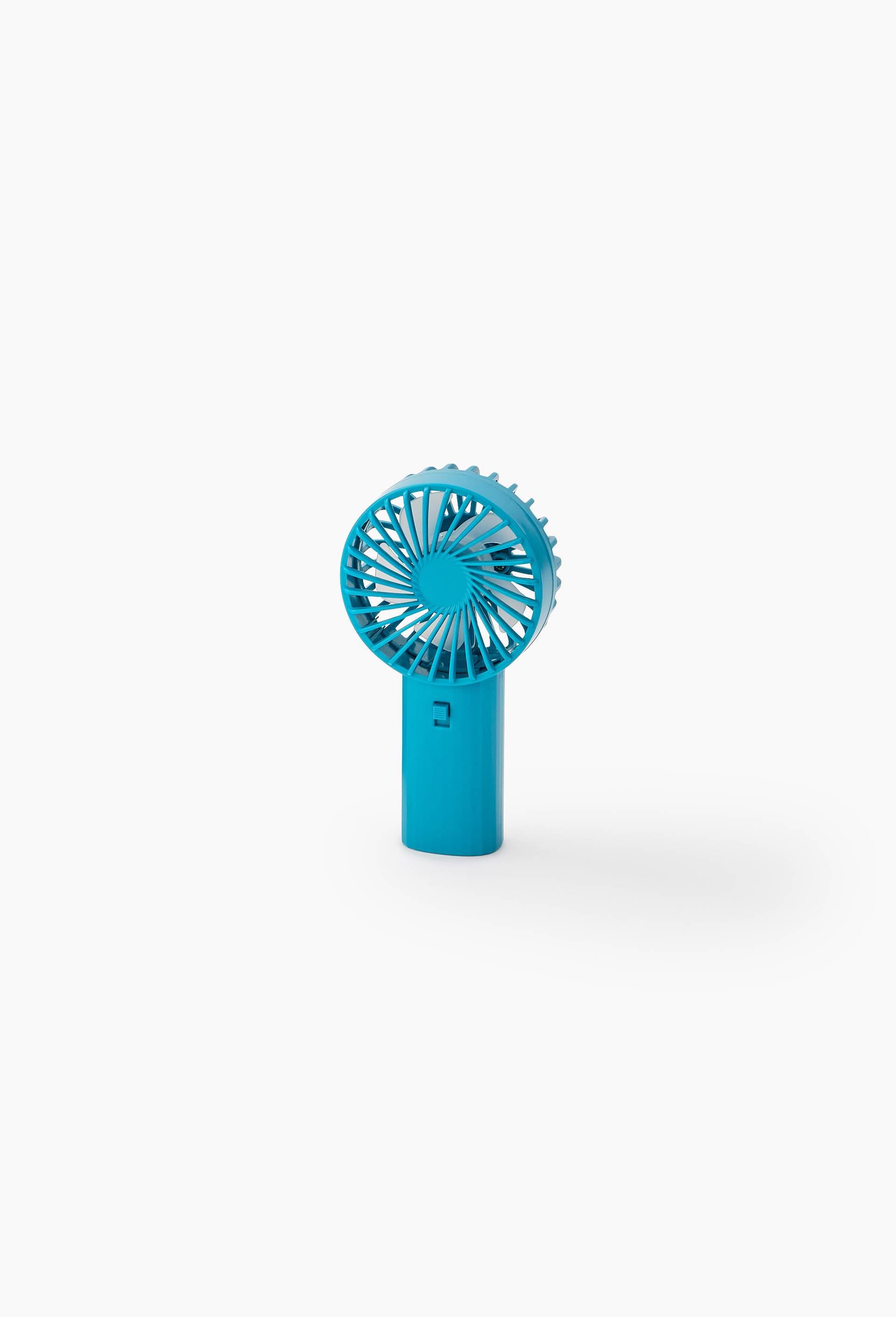 Mini ventilateur portatif, 14cm, Bleu clair, large image number 0