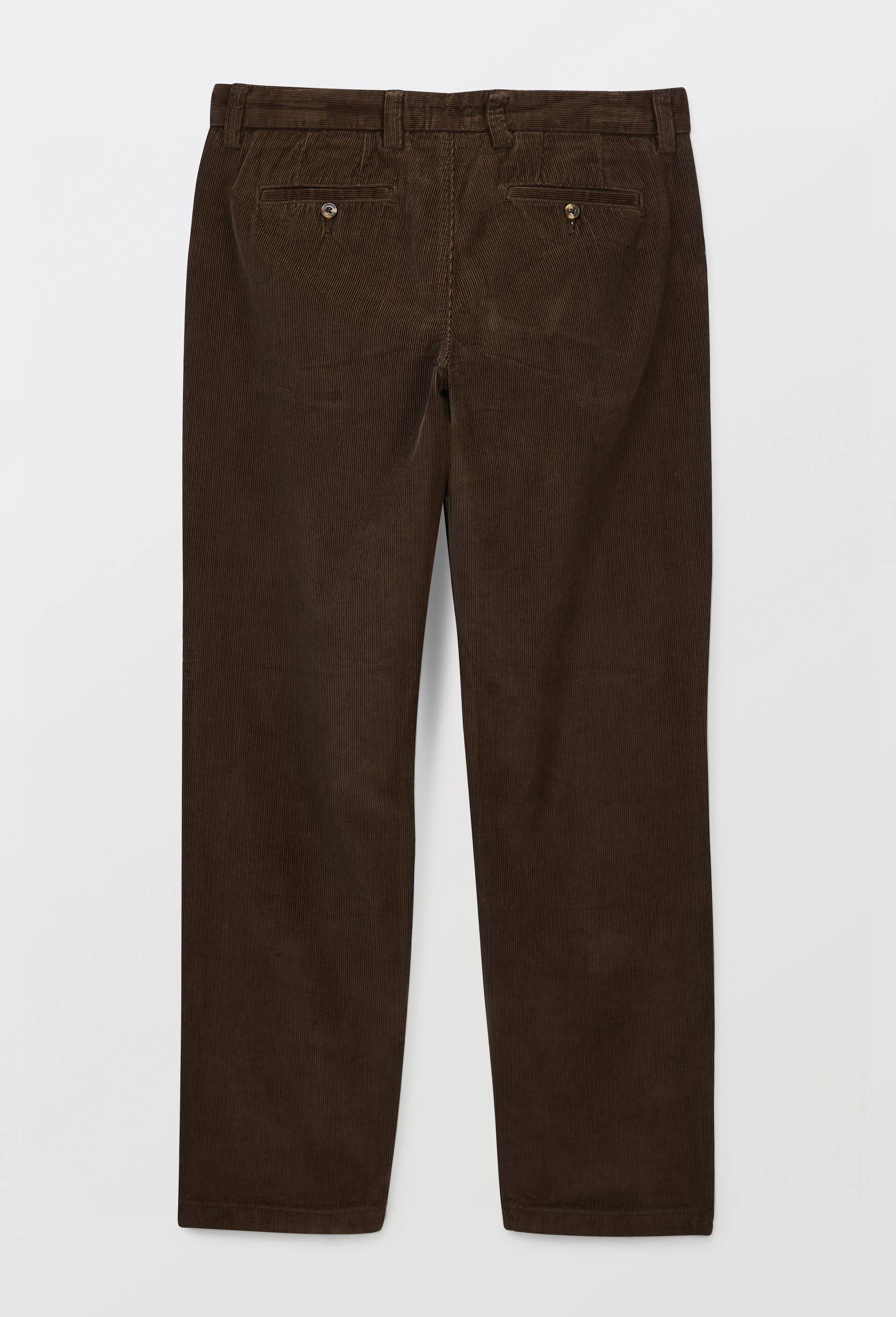 Pantalon velours en coton BIO GOTS, Brun fonc&eacute;, large image number 3