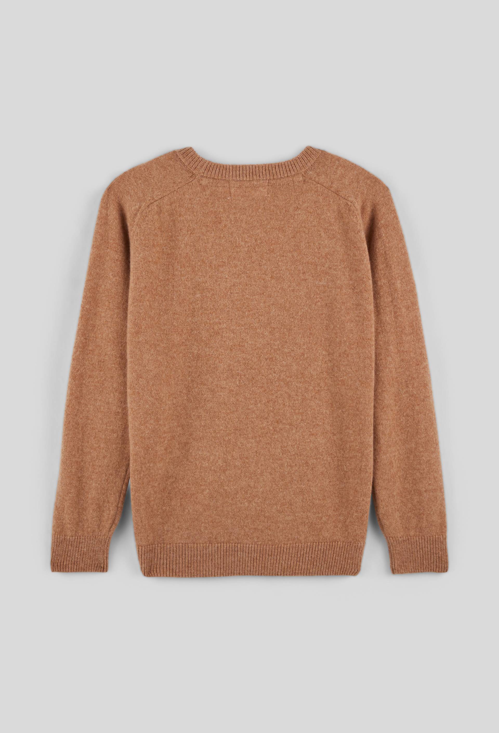 Pull uni col rond en 100% cachemire, Beige, large image number 2