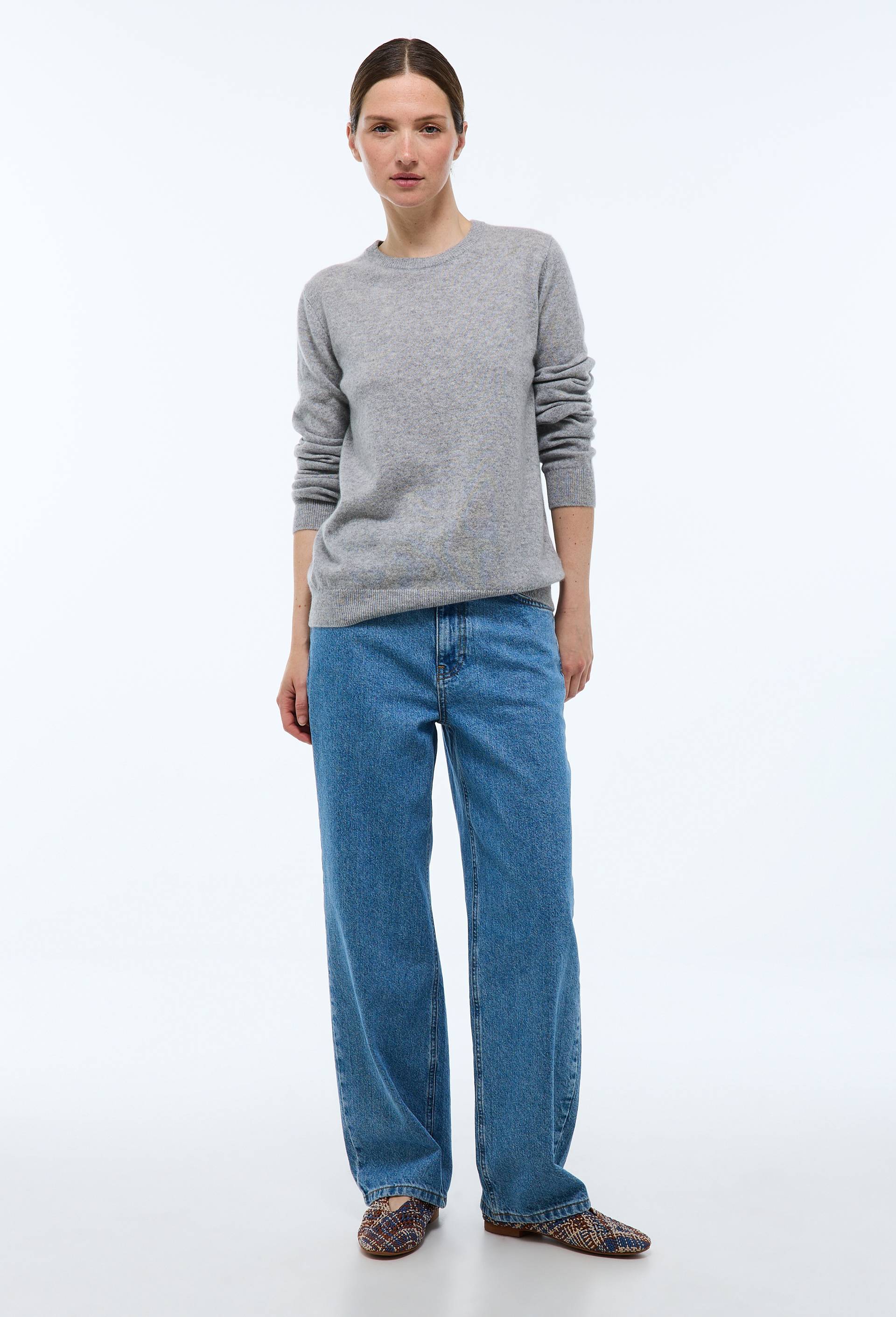 Pull col rond en cachemire - MONOPRIX PREMIUM - Modalova