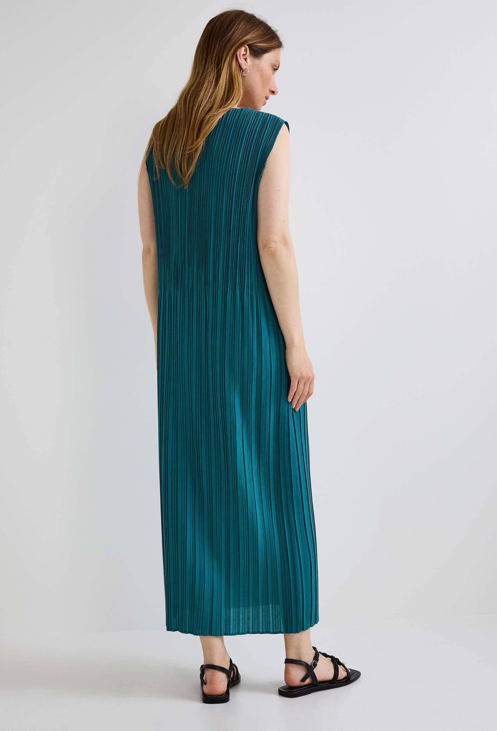Robe longue sans manches unie, Bleu, large image number 1