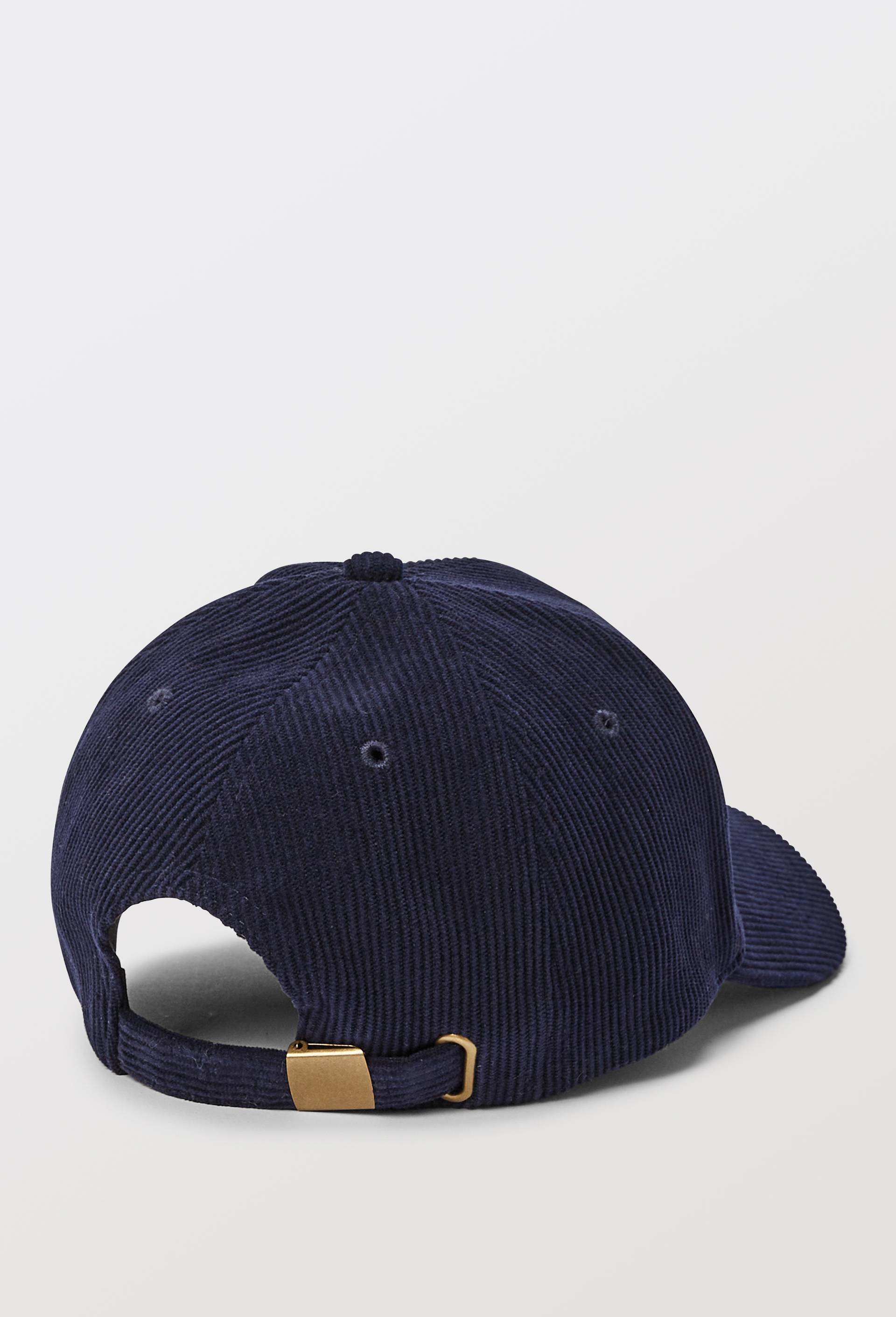Casquette en velours c&ocirc;tel&eacute;, Bleu fonc&eacute;, large image number 1