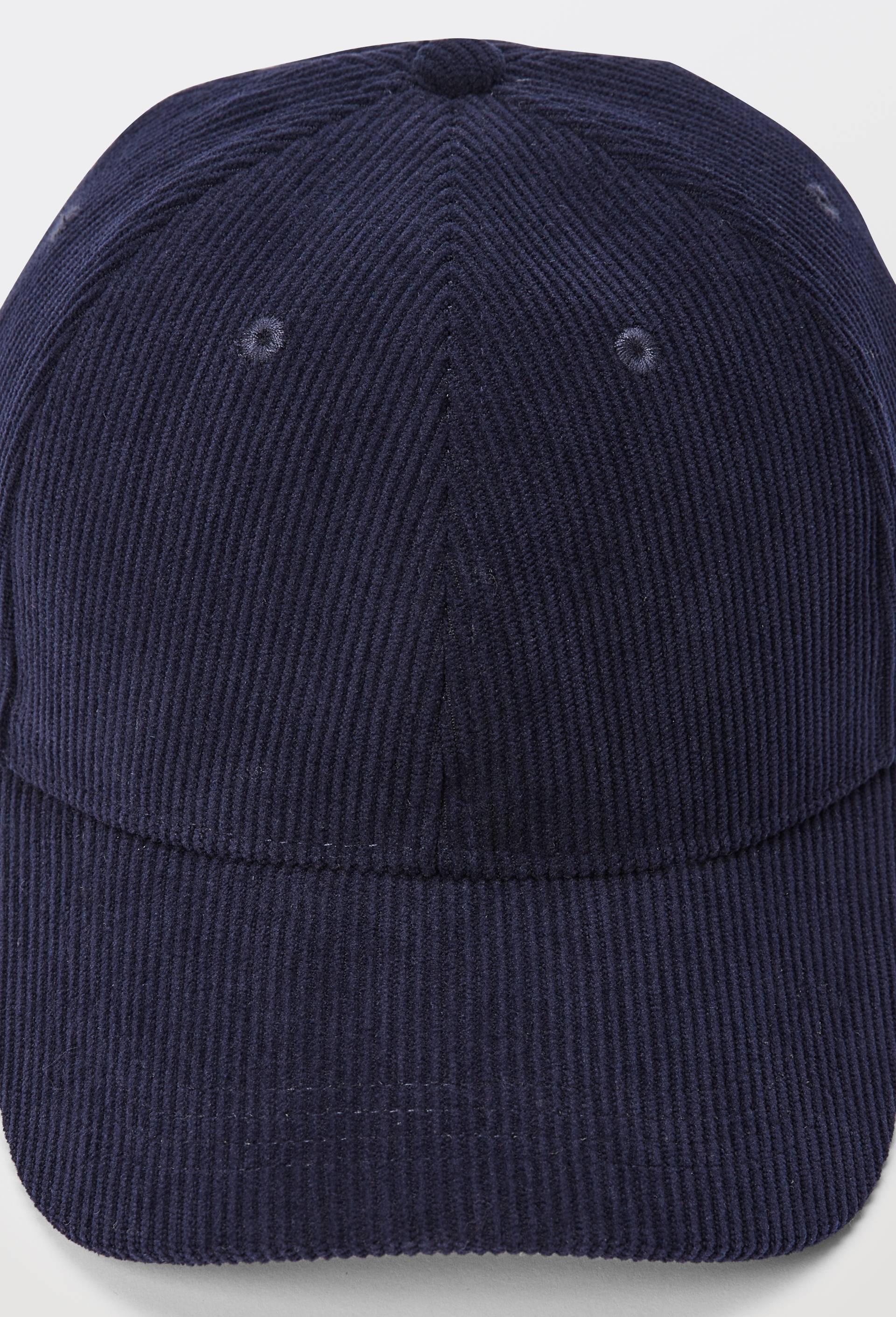 Casquette en velours c&ocirc;tel&eacute;, Bleu fonc&eacute;, large image number 2
