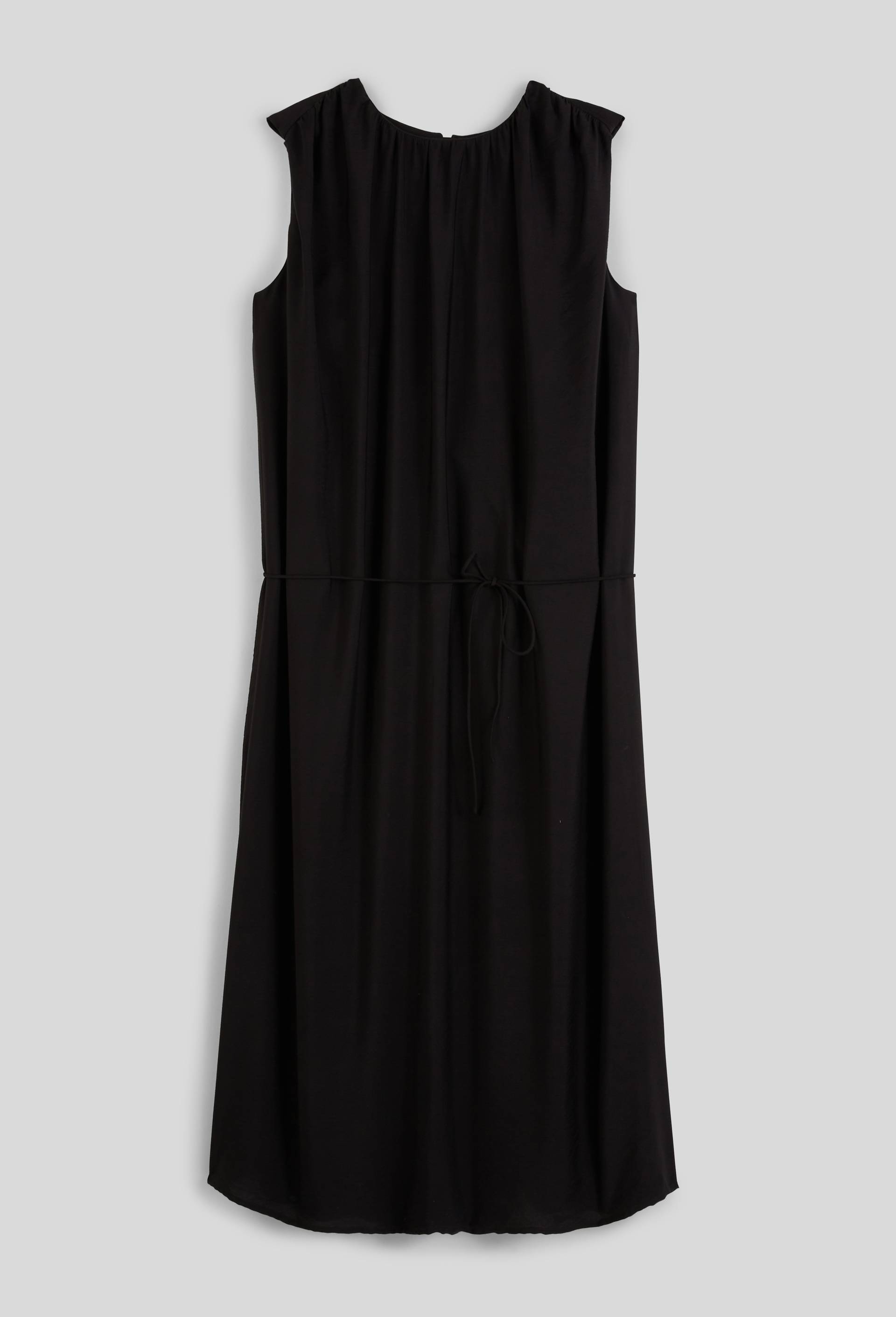 Robe longue sans manches unie, Noir, large image number 3