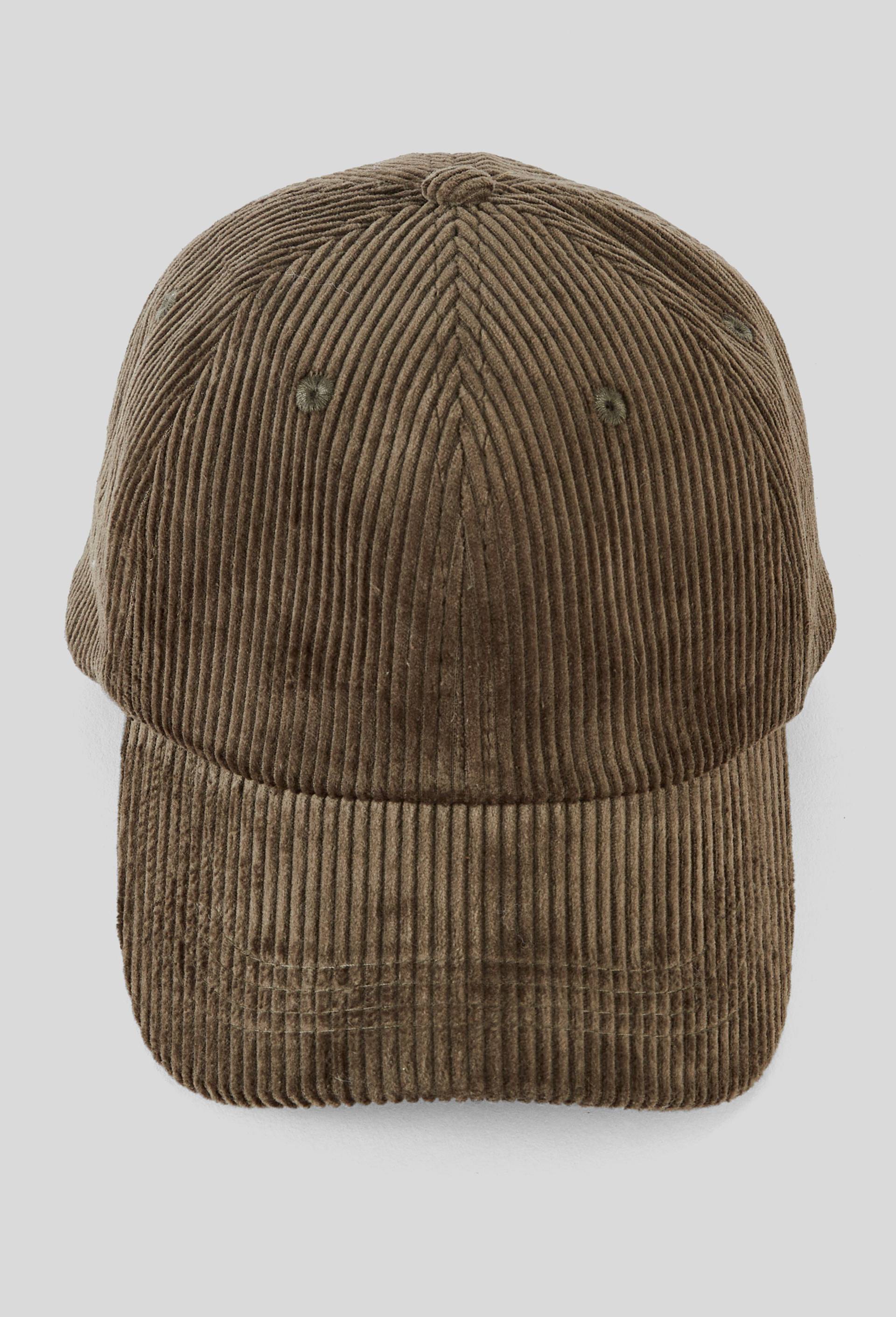 Casquette en velours c&ocirc;tel&eacute;, Vert, large image number 2.0
