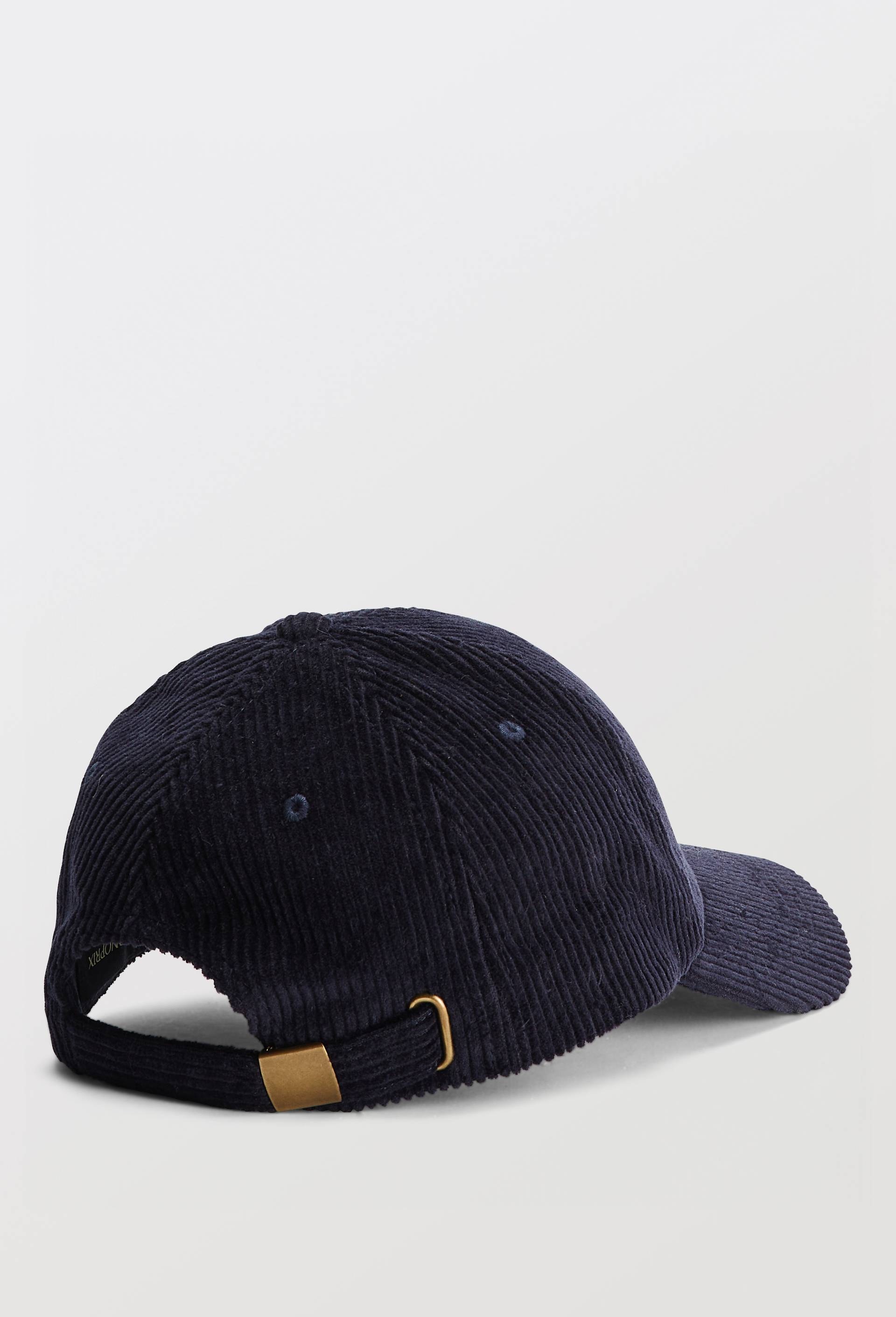 Casquette en velours c&ocirc;tel&eacute;, Bleu fonc&eacute;, large image number 1.0