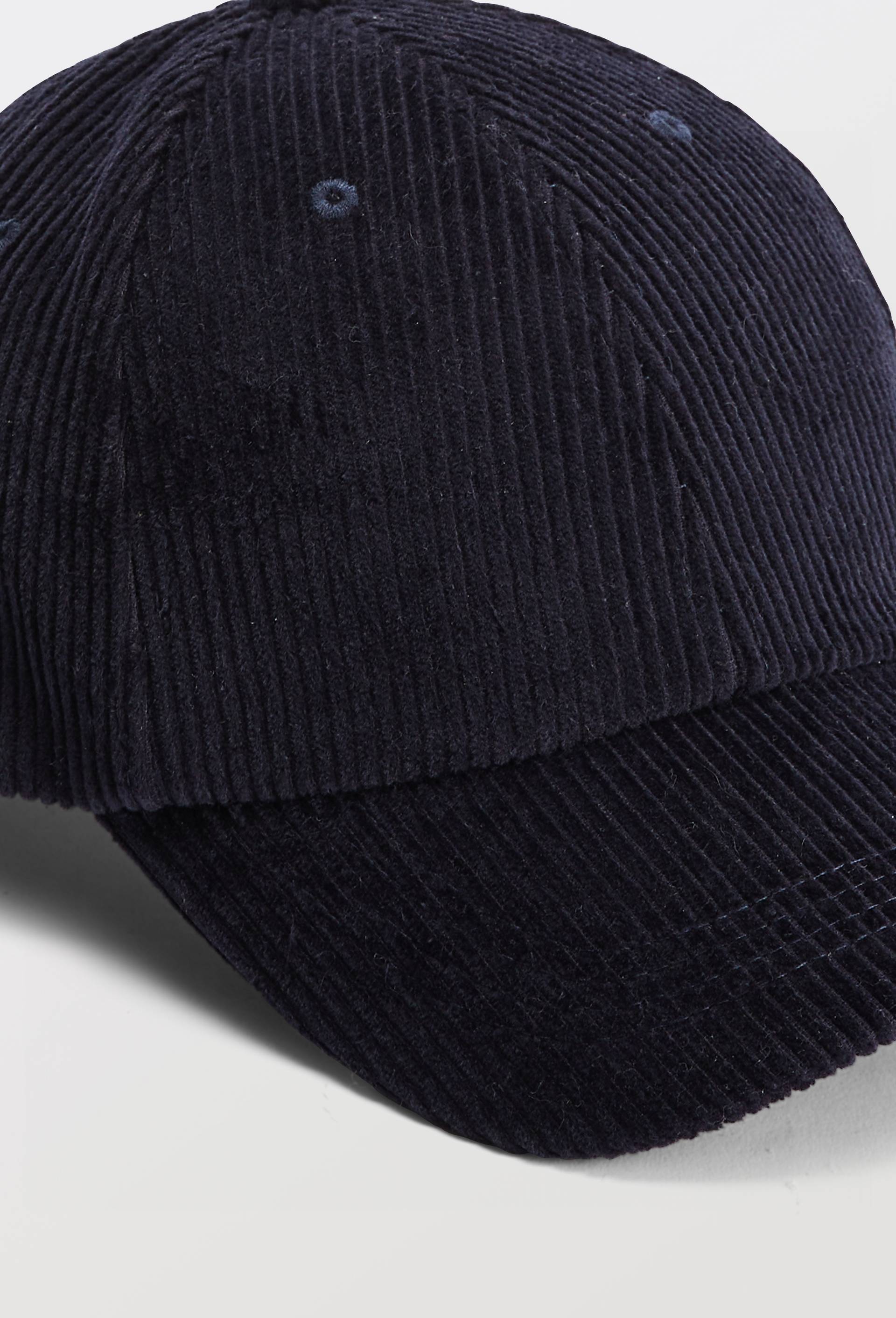 Casquette en velours c&ocirc;tel&eacute;, Bleu fonc&eacute;, large image number 2.0