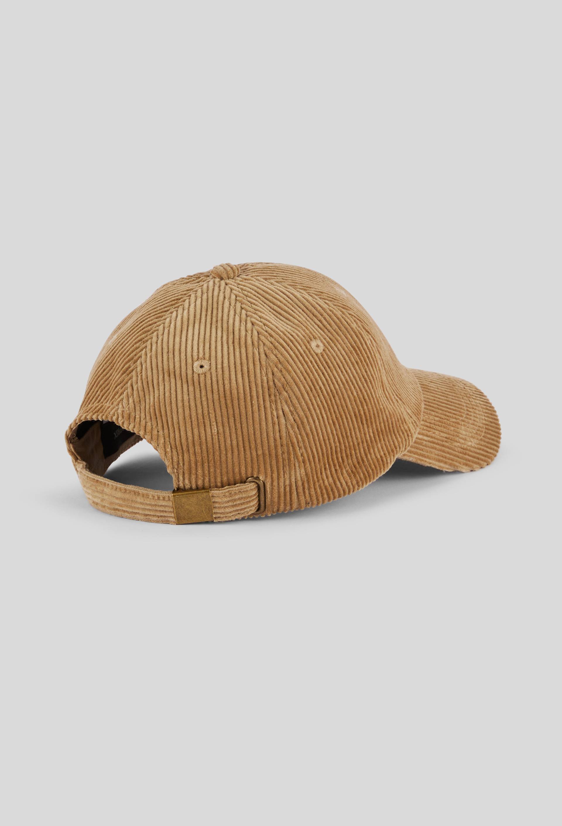 Casquette en velours c&ocirc;tel&eacute;, Brun clair, large image number 1.0