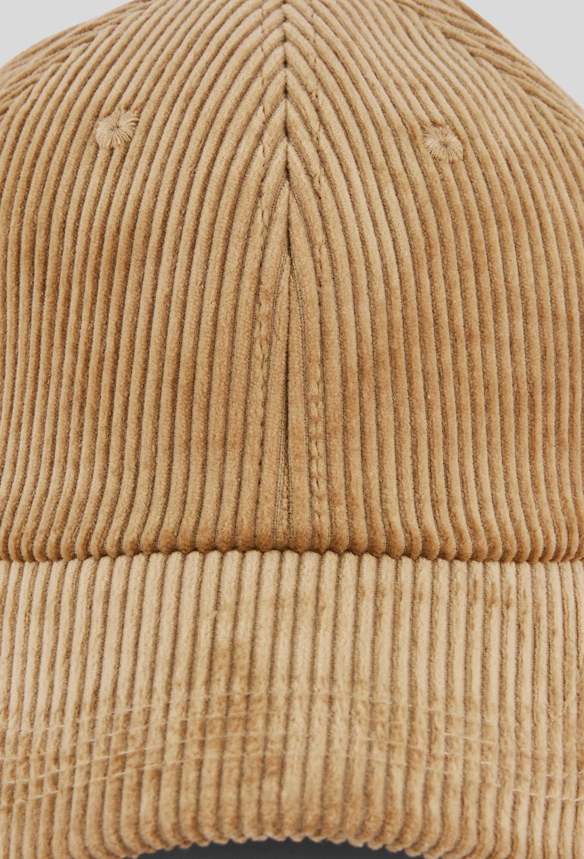 Casquette en velours c&ocirc;tel&eacute;, Brun clair, large image number 2