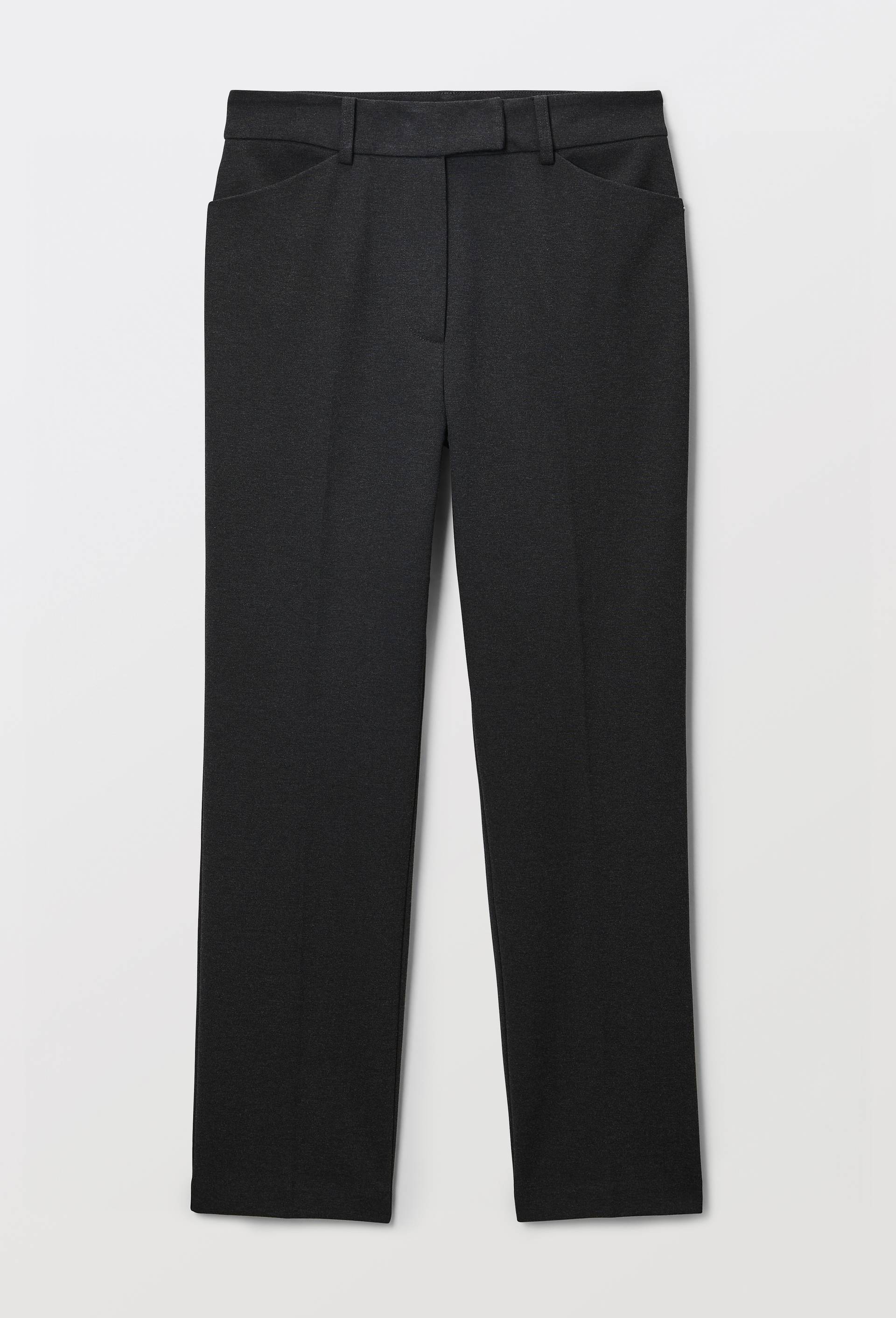 Pantalon slim en milano, Gris fonc&eacute;, large image number 2