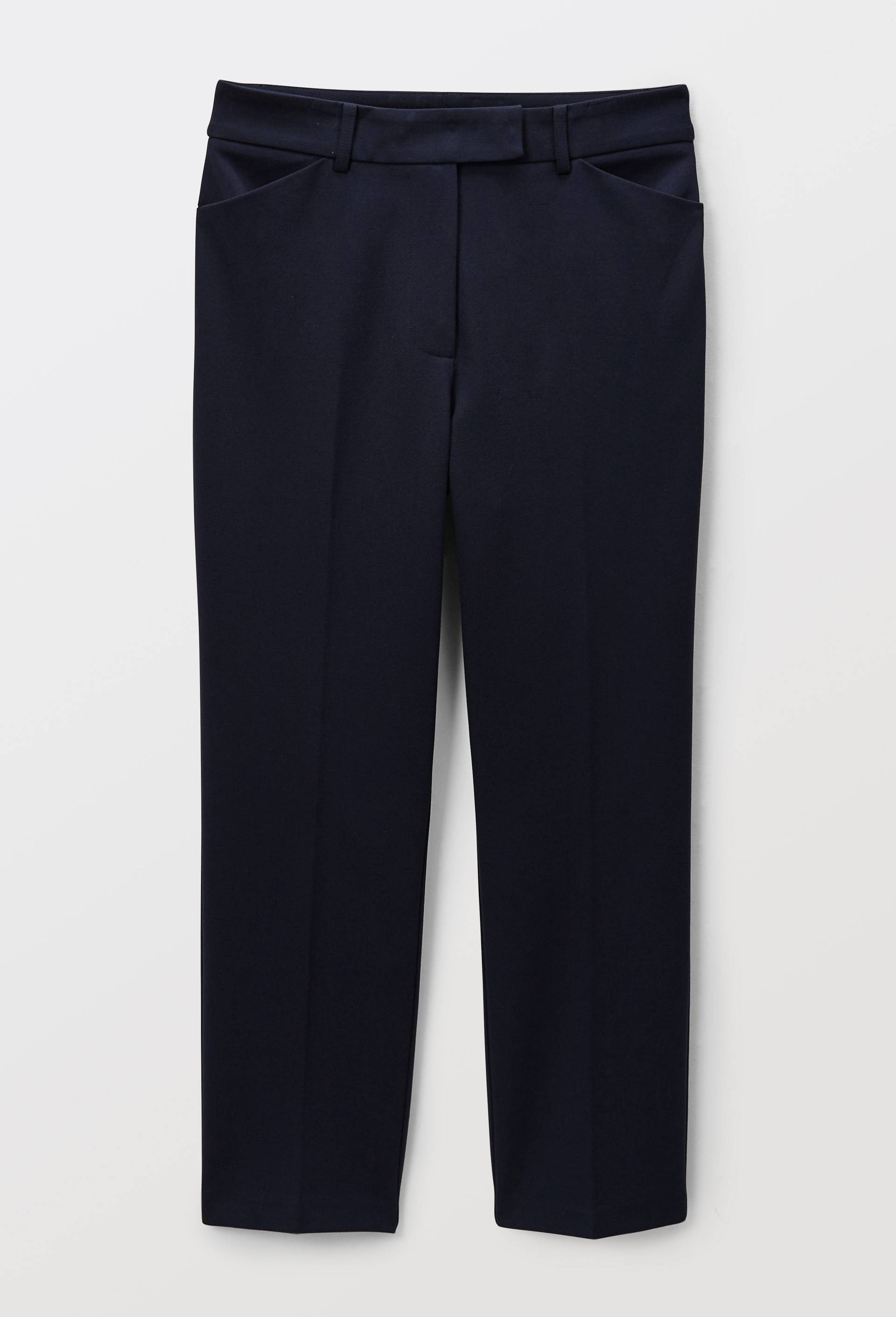 Pantalon slim en milano, Bleu fonc&eacute;, large image number 2