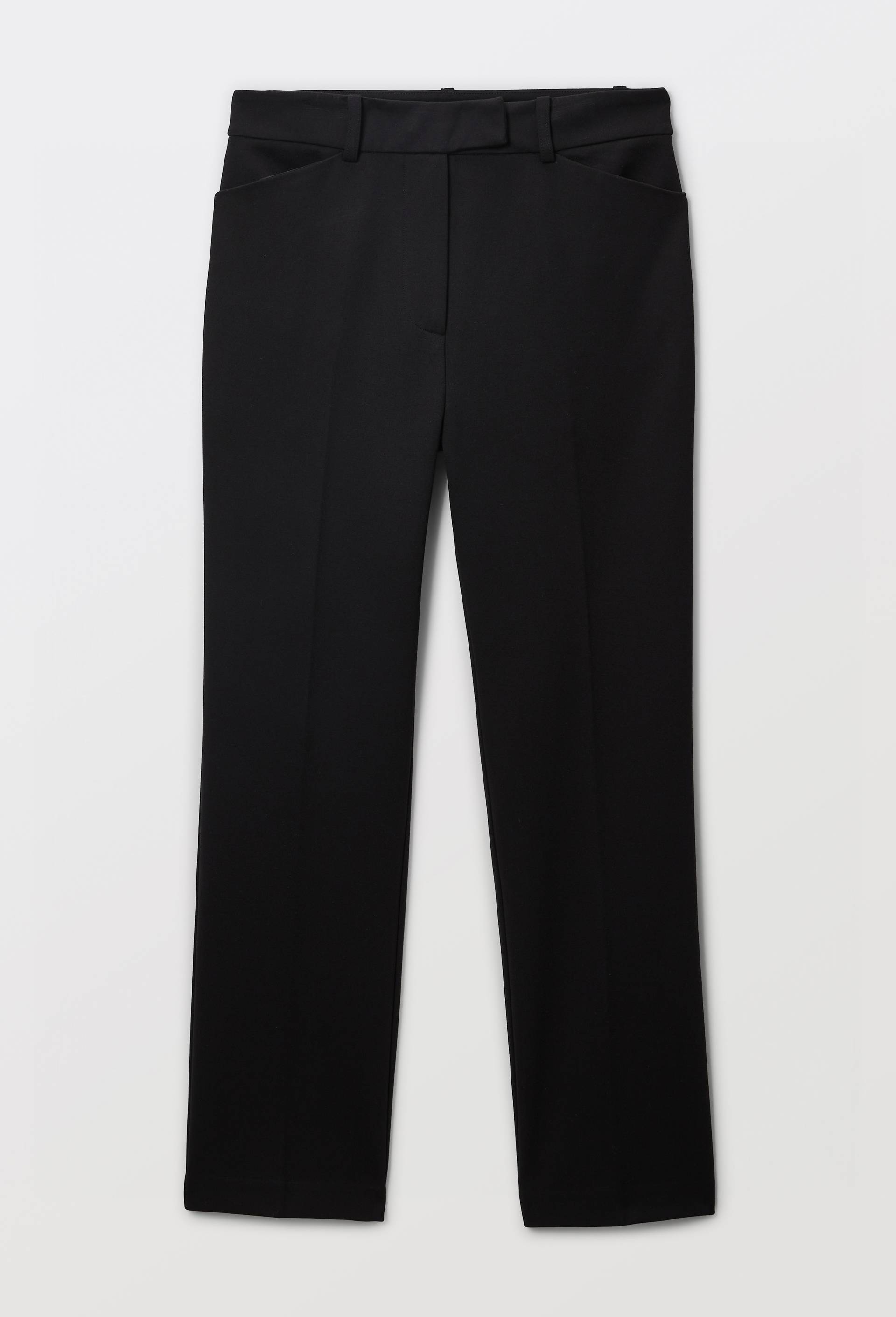 Pantalon slim en milano, Noir, large image number 2