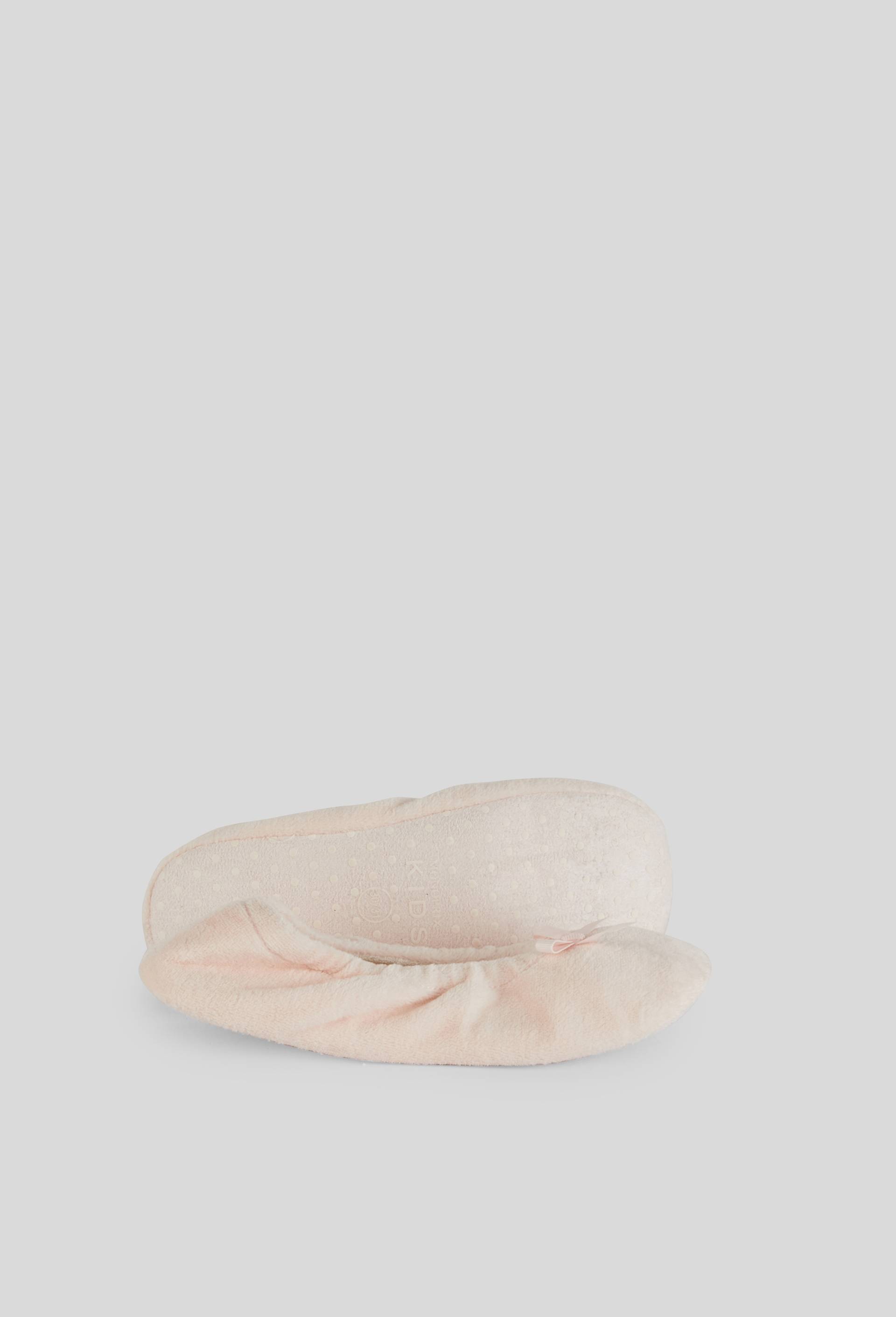Chaussons ballerine fille uni, Rose clair, large image number 2