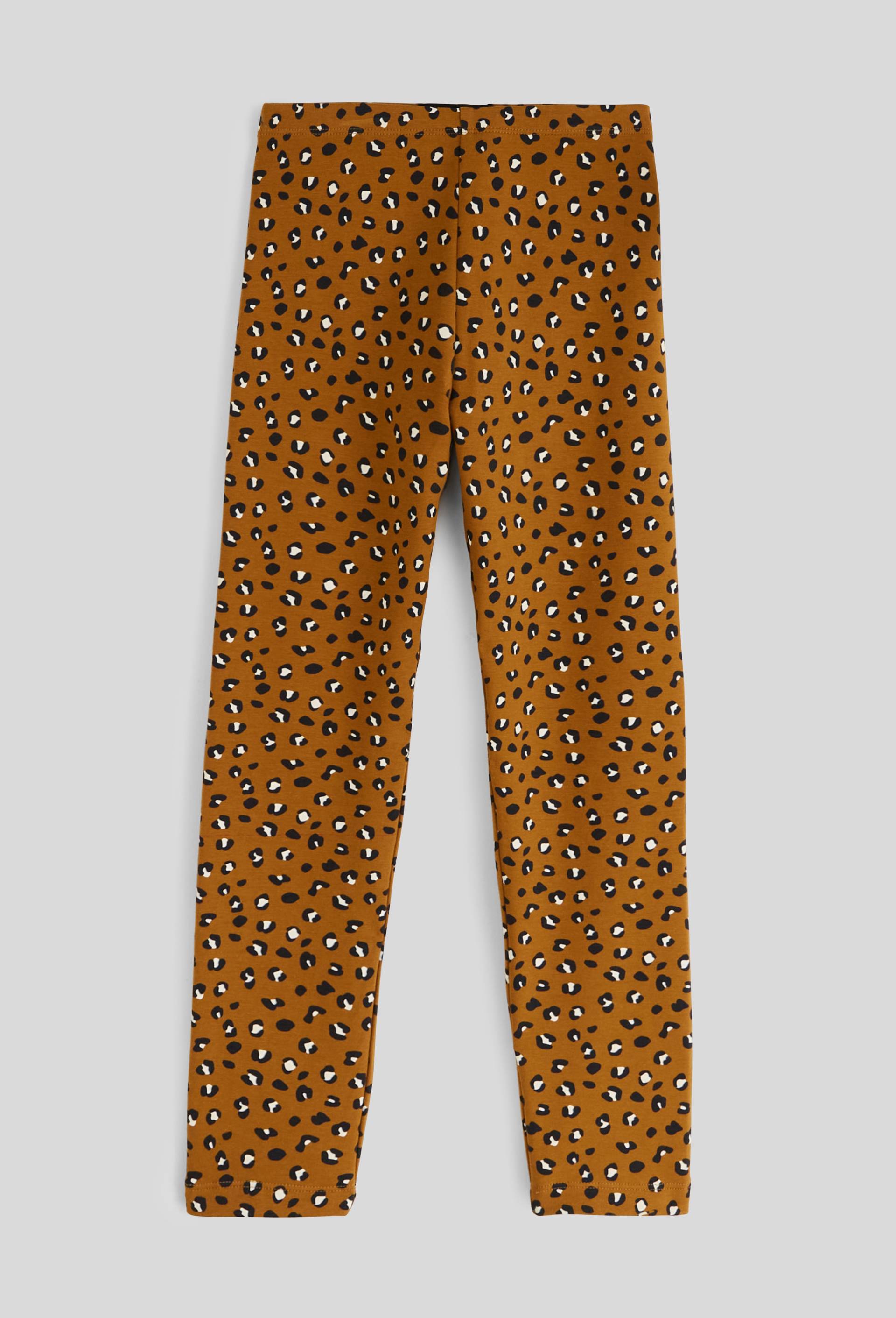 Legging imprim&eacute; contenant du coton BIO GOTS, Bleu fonc&eacute;, large image number 0