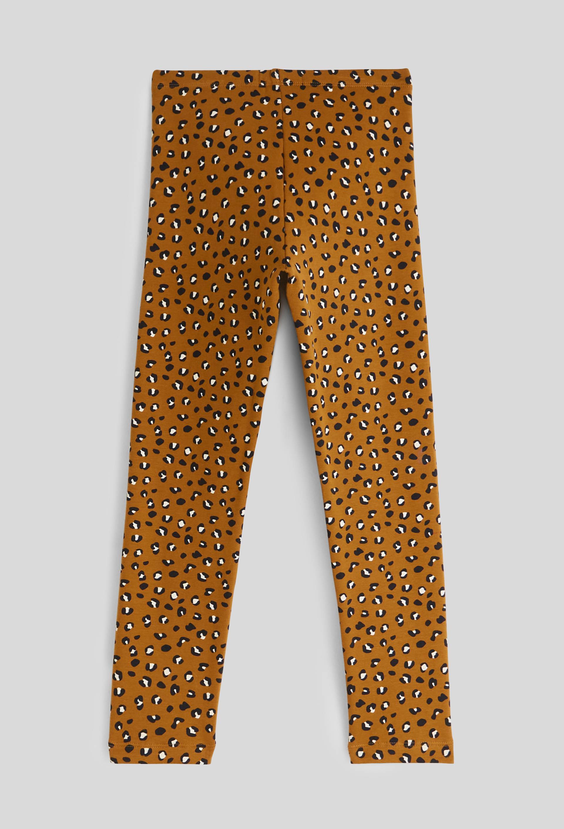 Legging imprim&eacute; contenant du coton BIO GOTS, Bleu fonc&eacute;, large image number 1