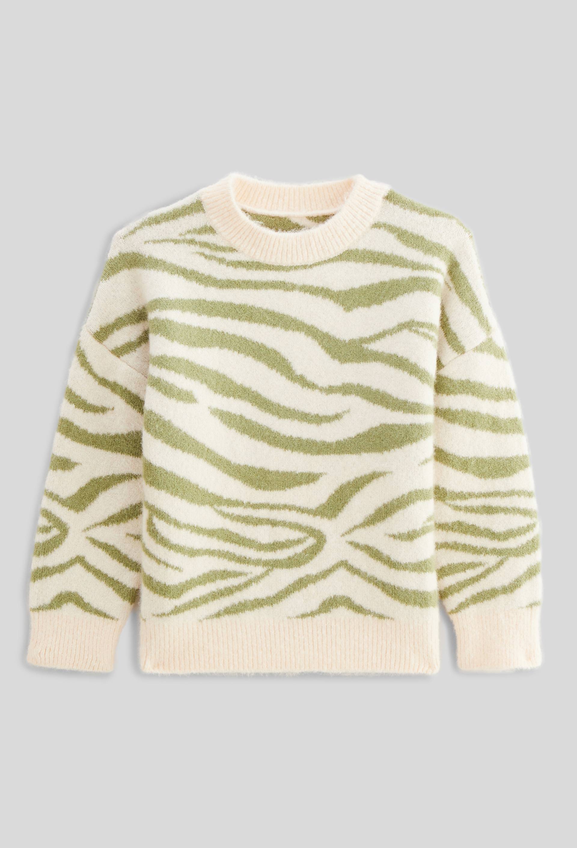 Pull jacquard, Vert clair, large image number 0