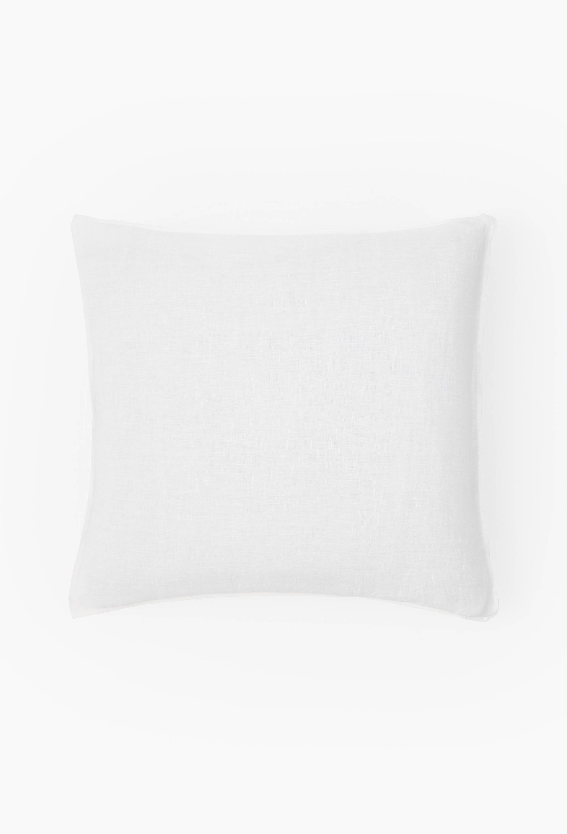 Taie d'oreiller carrée, 63x63cm, 100% lin, Blanc, swatch image