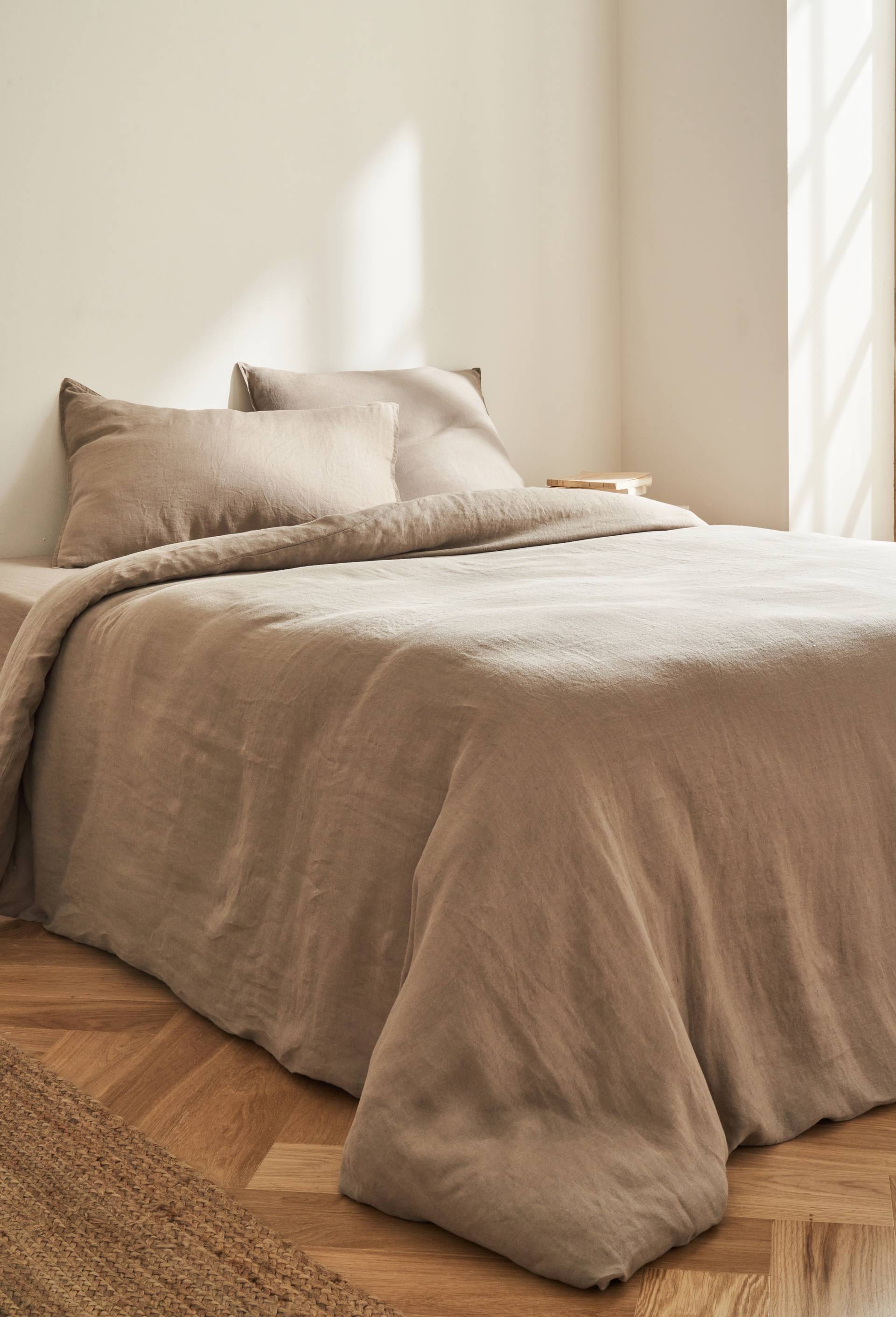 Housse de couette, 240x220cm, 100% lin, Gris, large image number 0