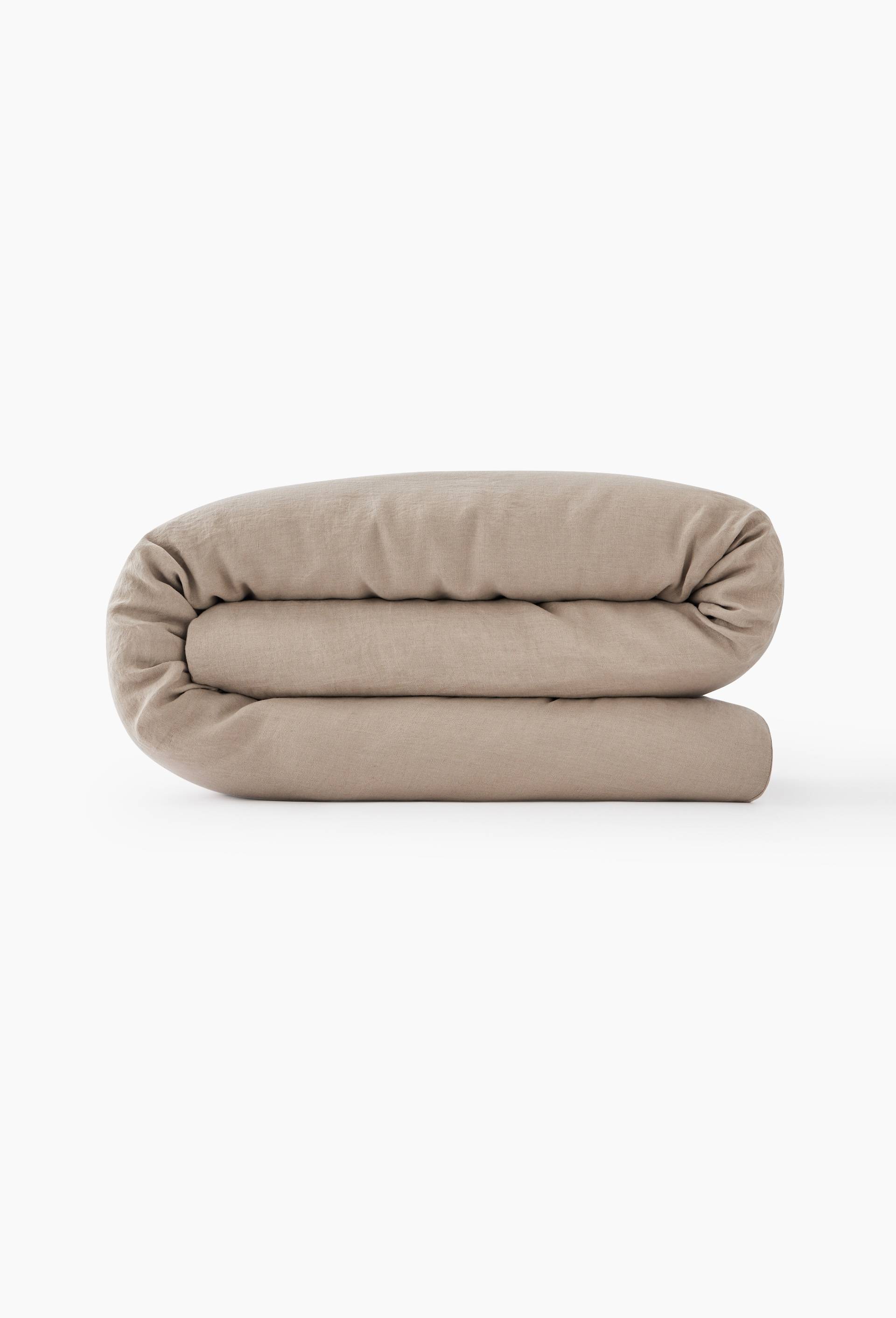 Housse de couette, 240x220cm, 100% lin, Gris, large image number 1
