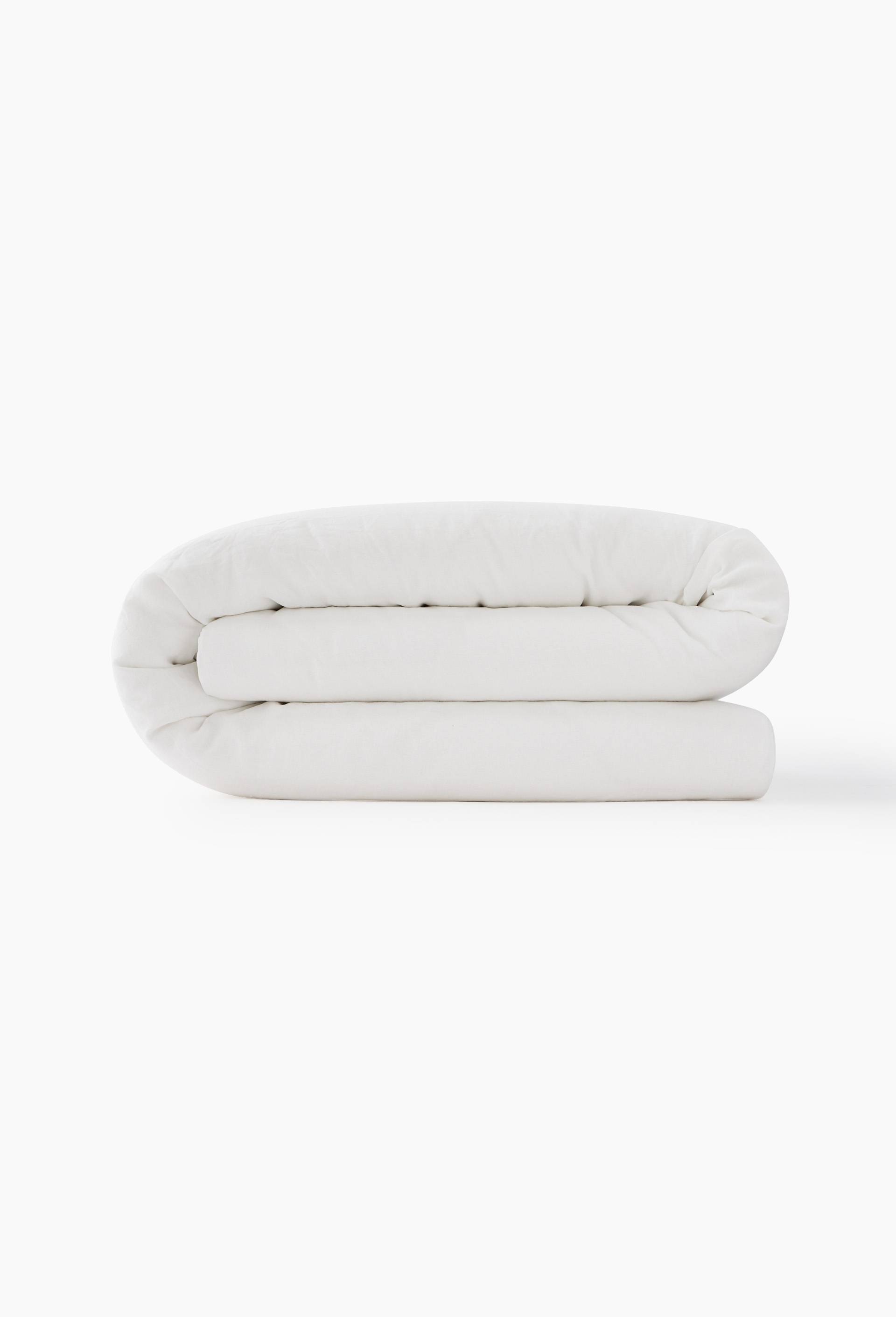 Housse de couette, 240x220cm, 100% lin, Blanc, large image number 1