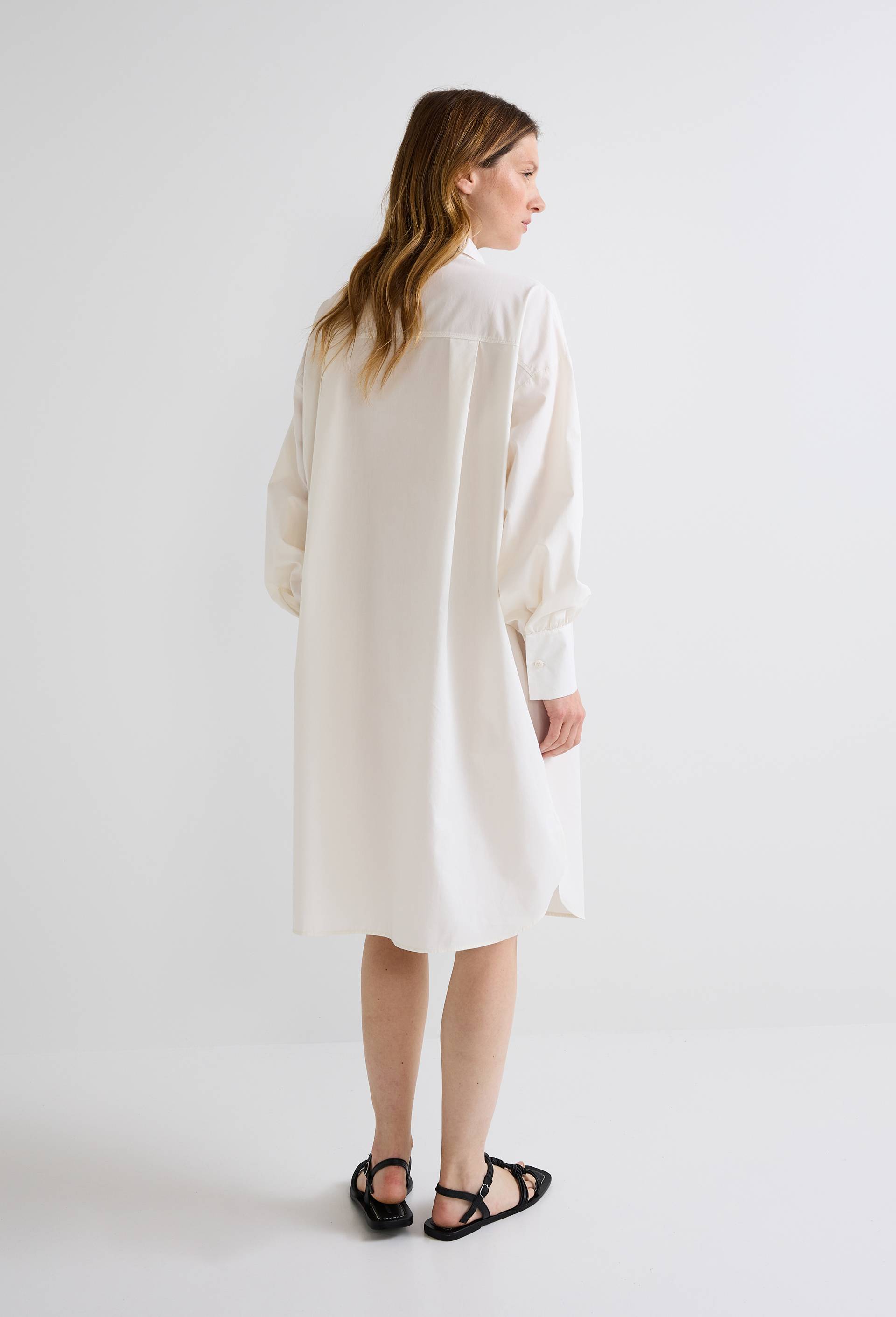 Chemise Fluide Robe Chemisier Monoprix Robe Chemise Courte Unie