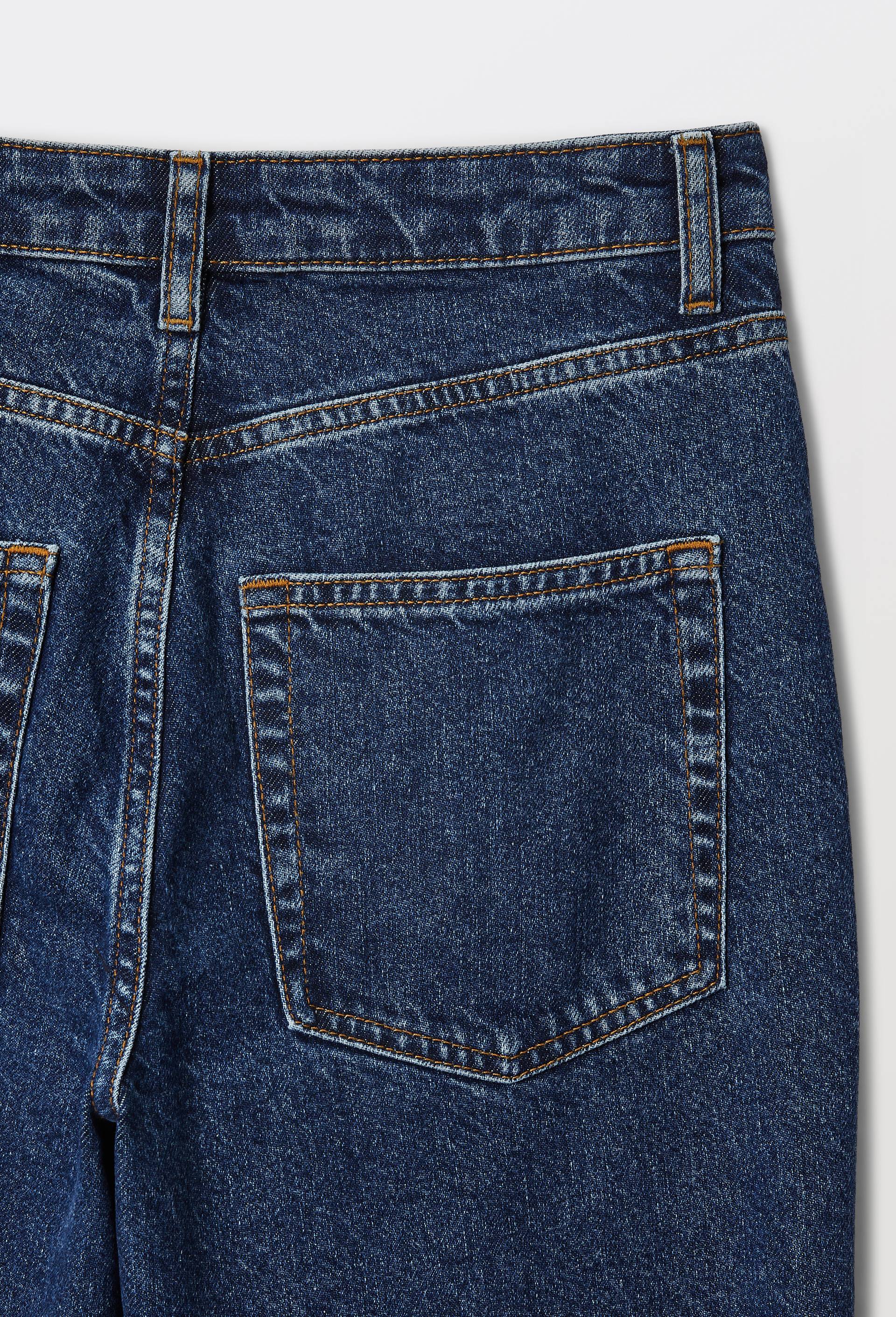Jean large en coton, Bleu fonc&eacute;, large image number 4.0