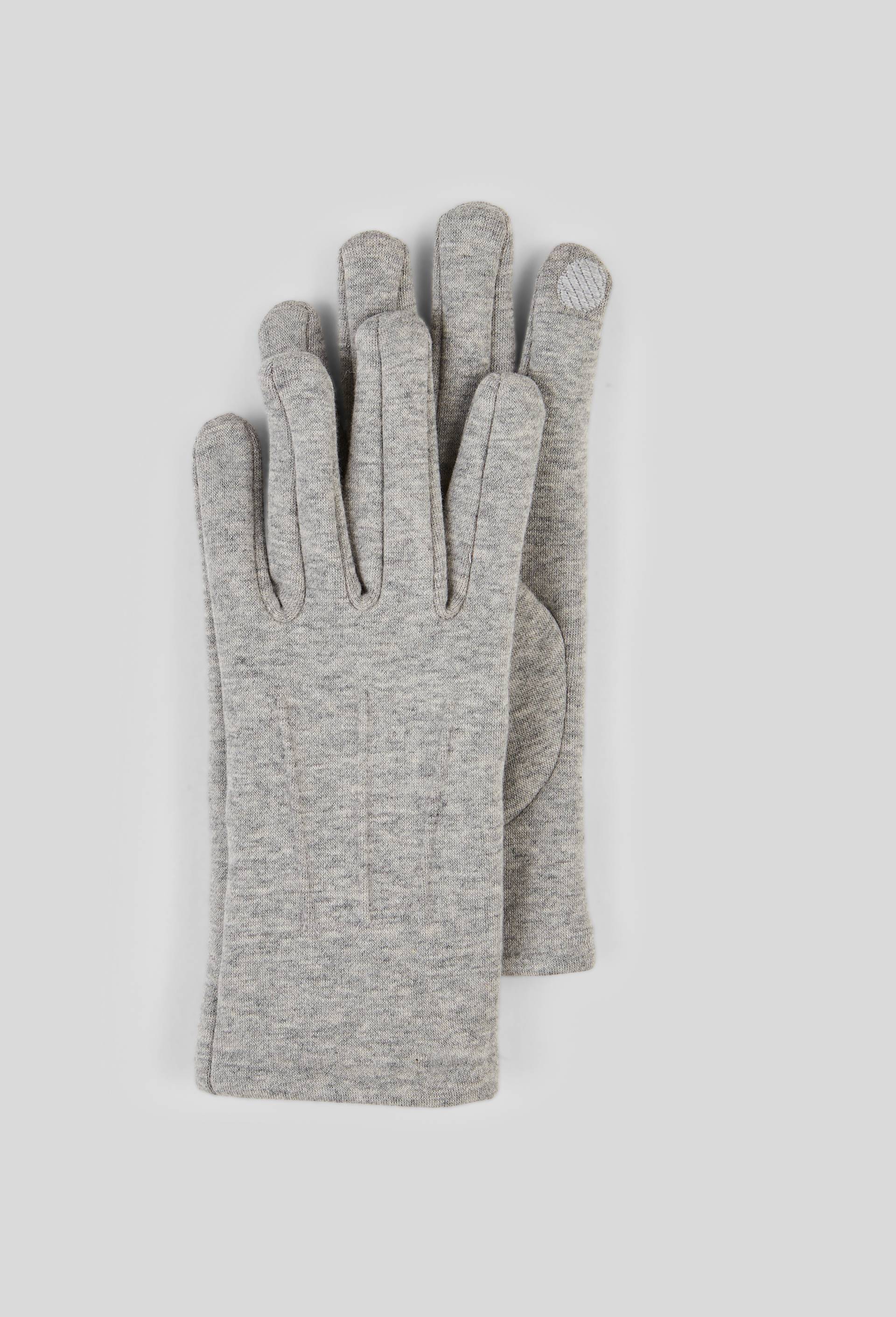 Gants tactiles en jersey, Gris, large image number 0