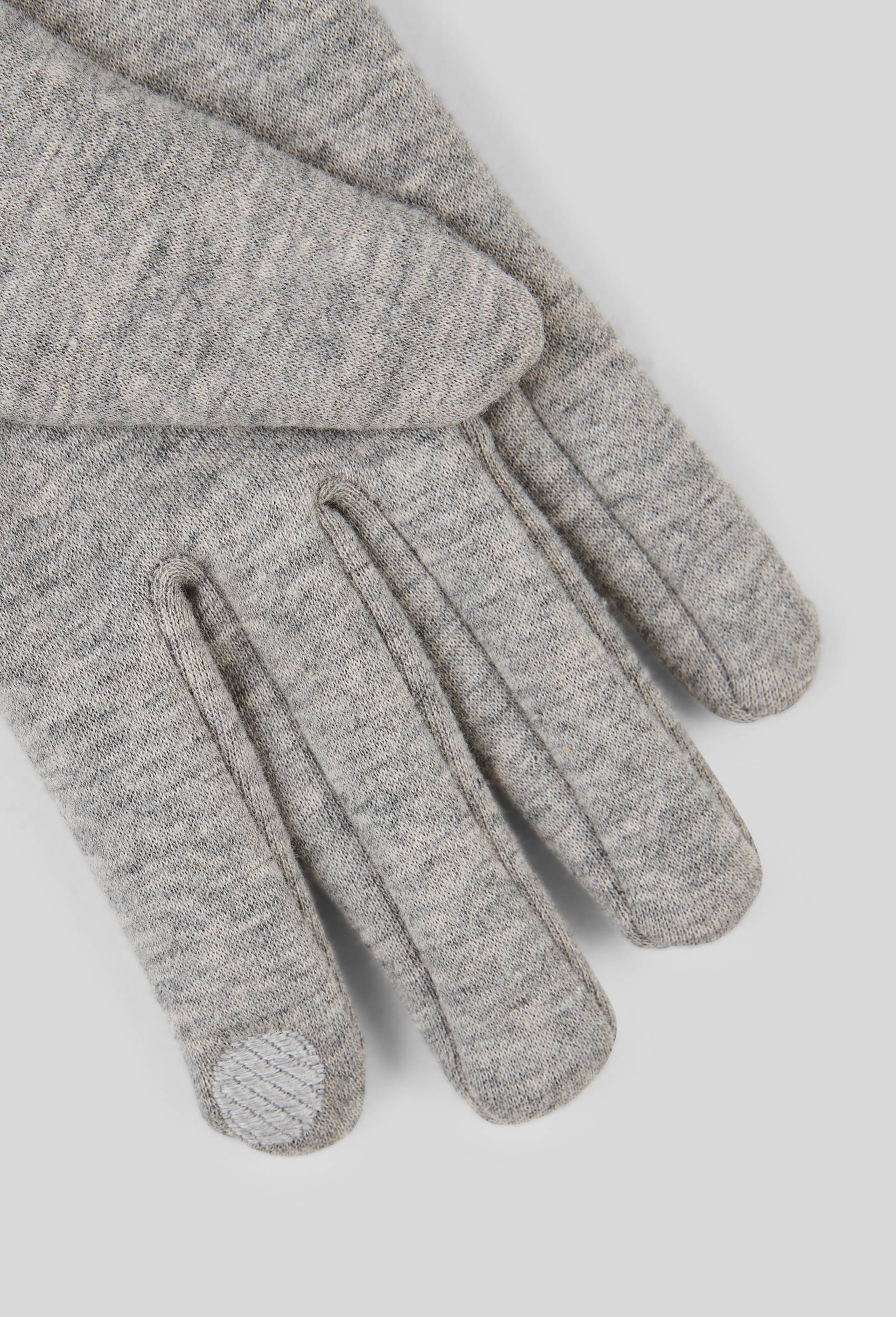 Gants tactiles en jersey, Gris, large image number 1.0