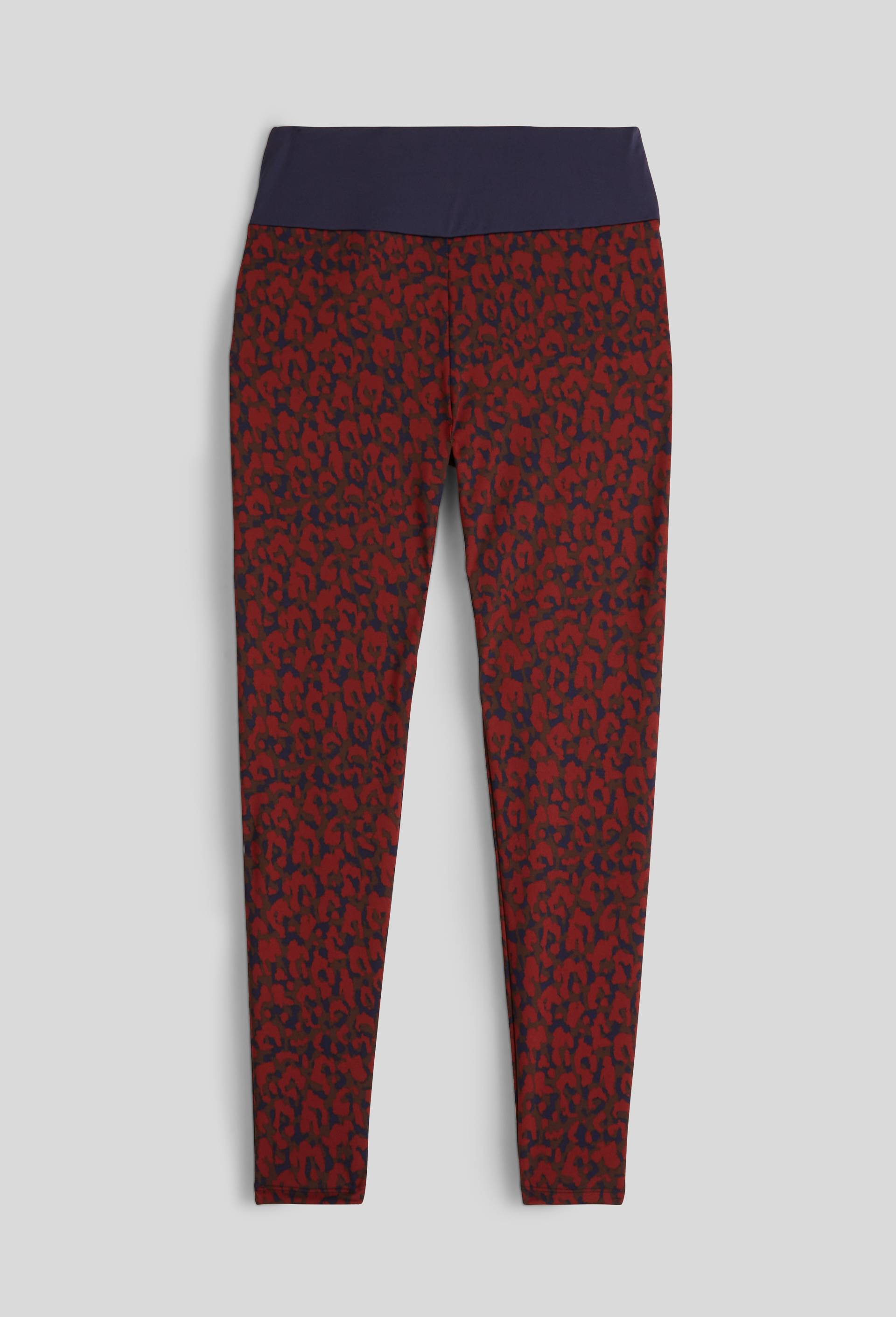 Legging de sport imprim&eacute; l&eacute;opard, Brun fonc&eacute;, large image number 0