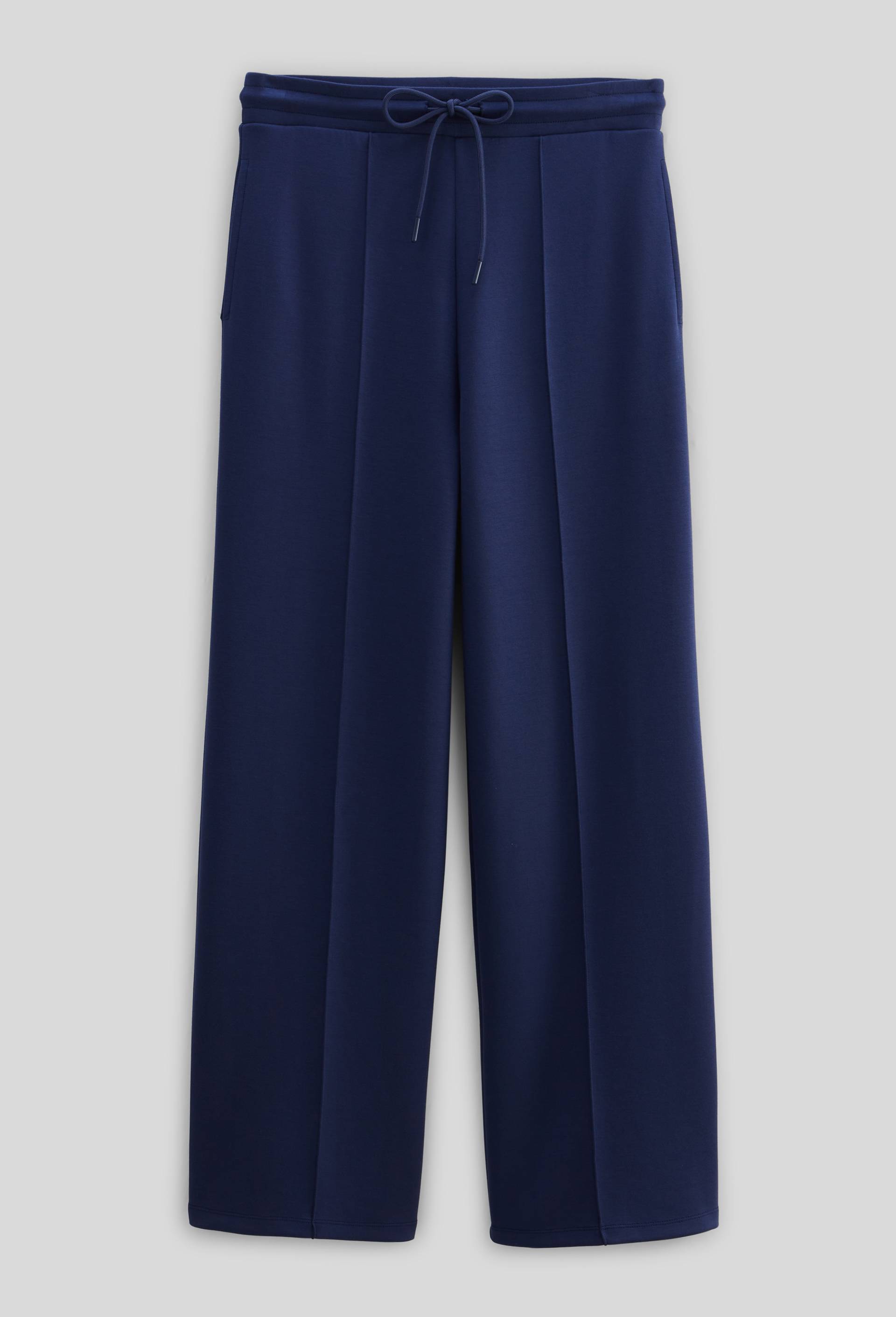 Pantalon de sport uni en molleton technique, Bleu fonc&eacute;, large image number 2