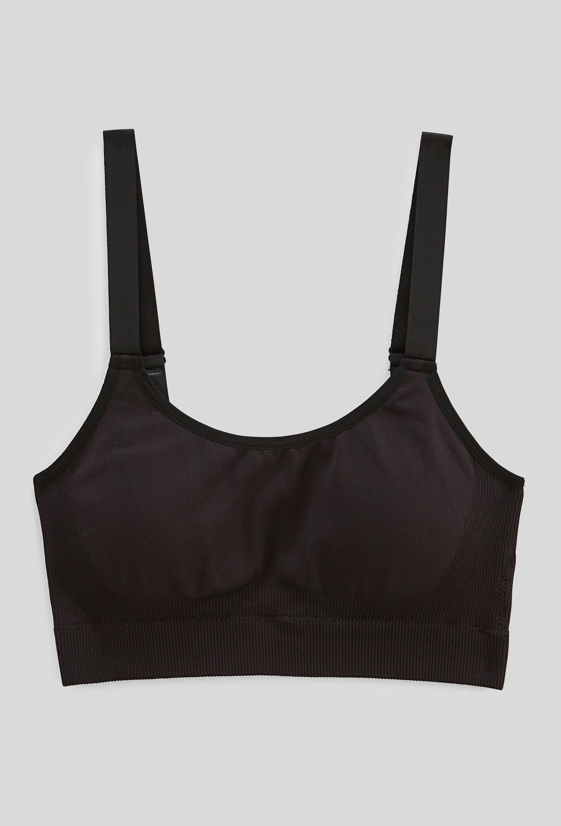 Brassi&egrave;re de sport avec coques, Noir, large image number 2.0