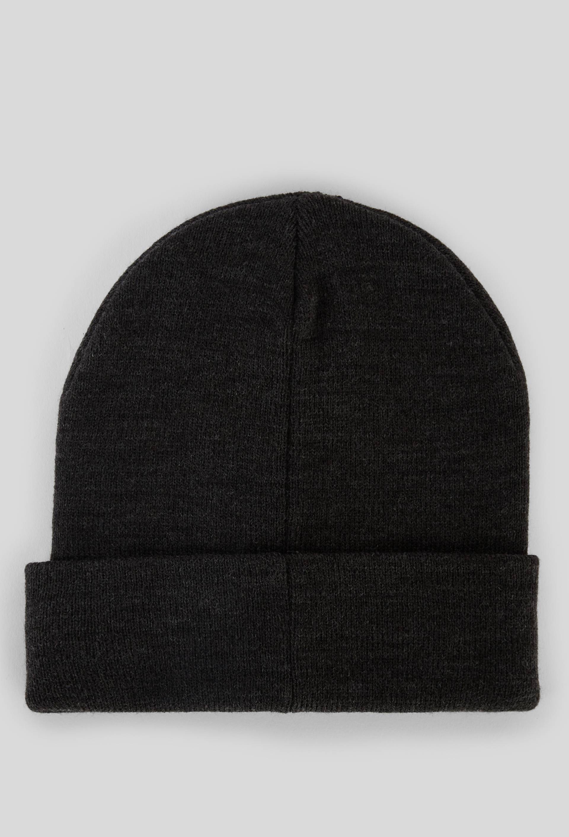 Bonnet à revers, Gris foncé, swatch image