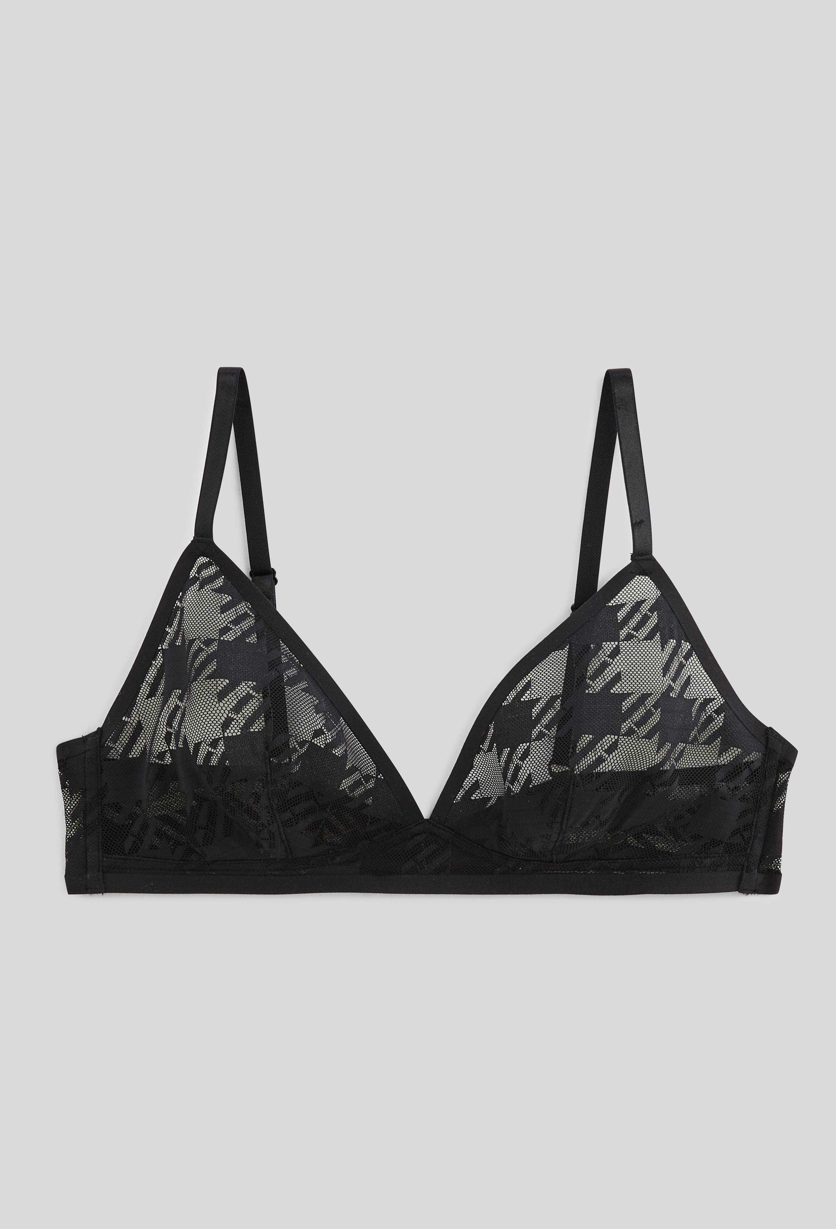 Soutien-gorge triangle BELLA en dentelle, Noir, large image number 3