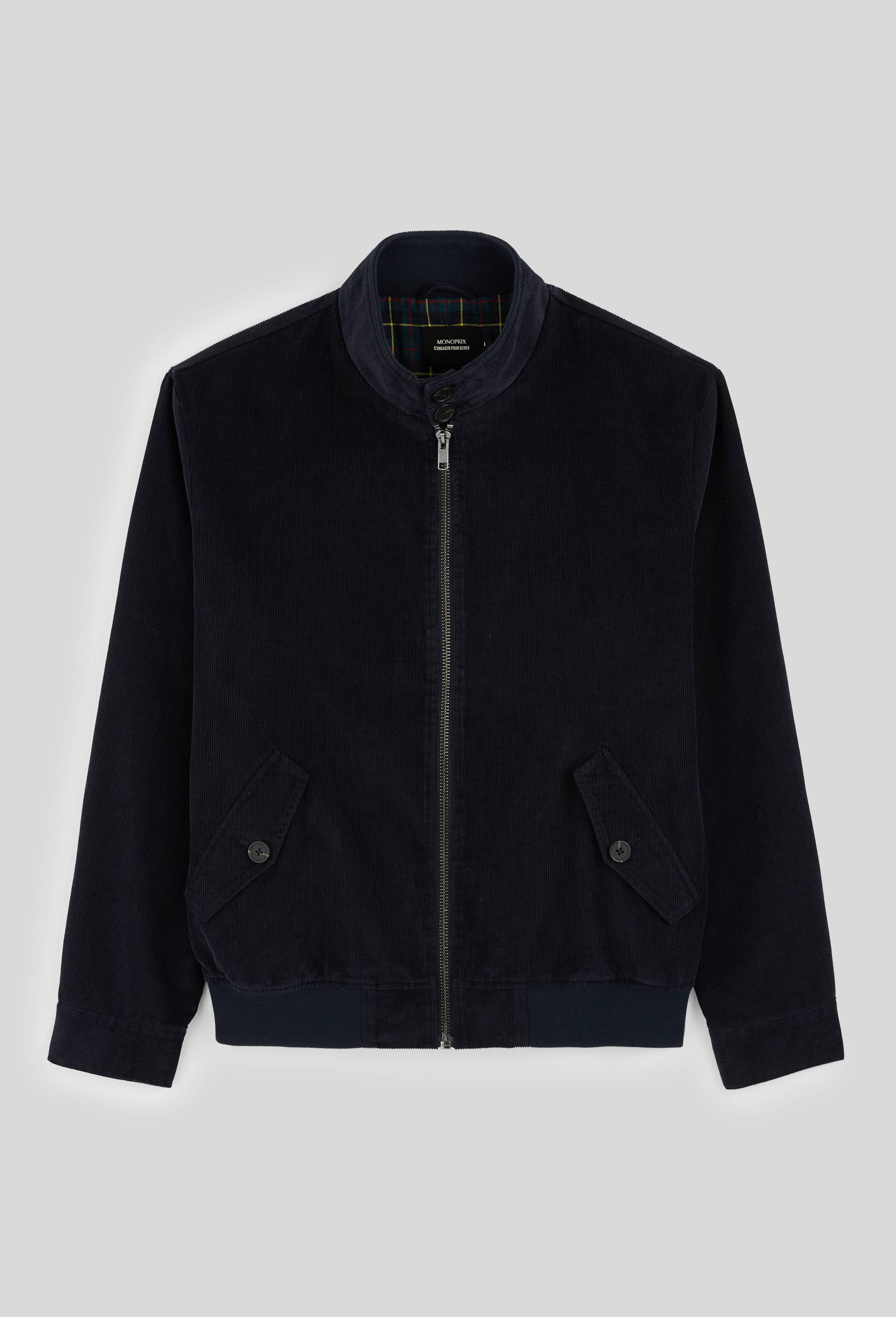 Veste col montant en velours, Bleu fonc&eacute;, large image number 5