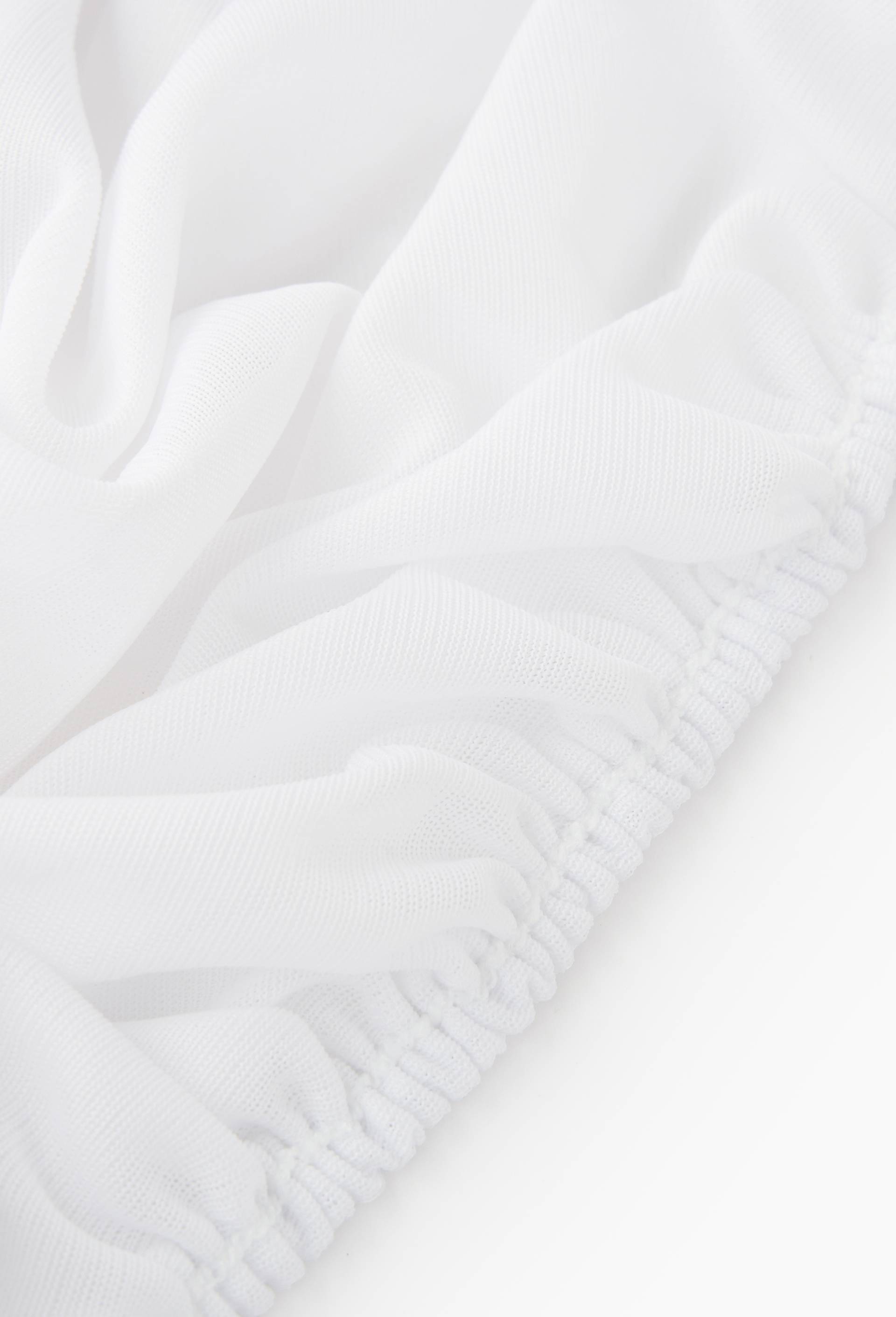 Prot&egrave;ge-matelas anti acariens, Eponge imperm&eacute;able, 160x200cm, 100% coton, Blanc, large image number 1