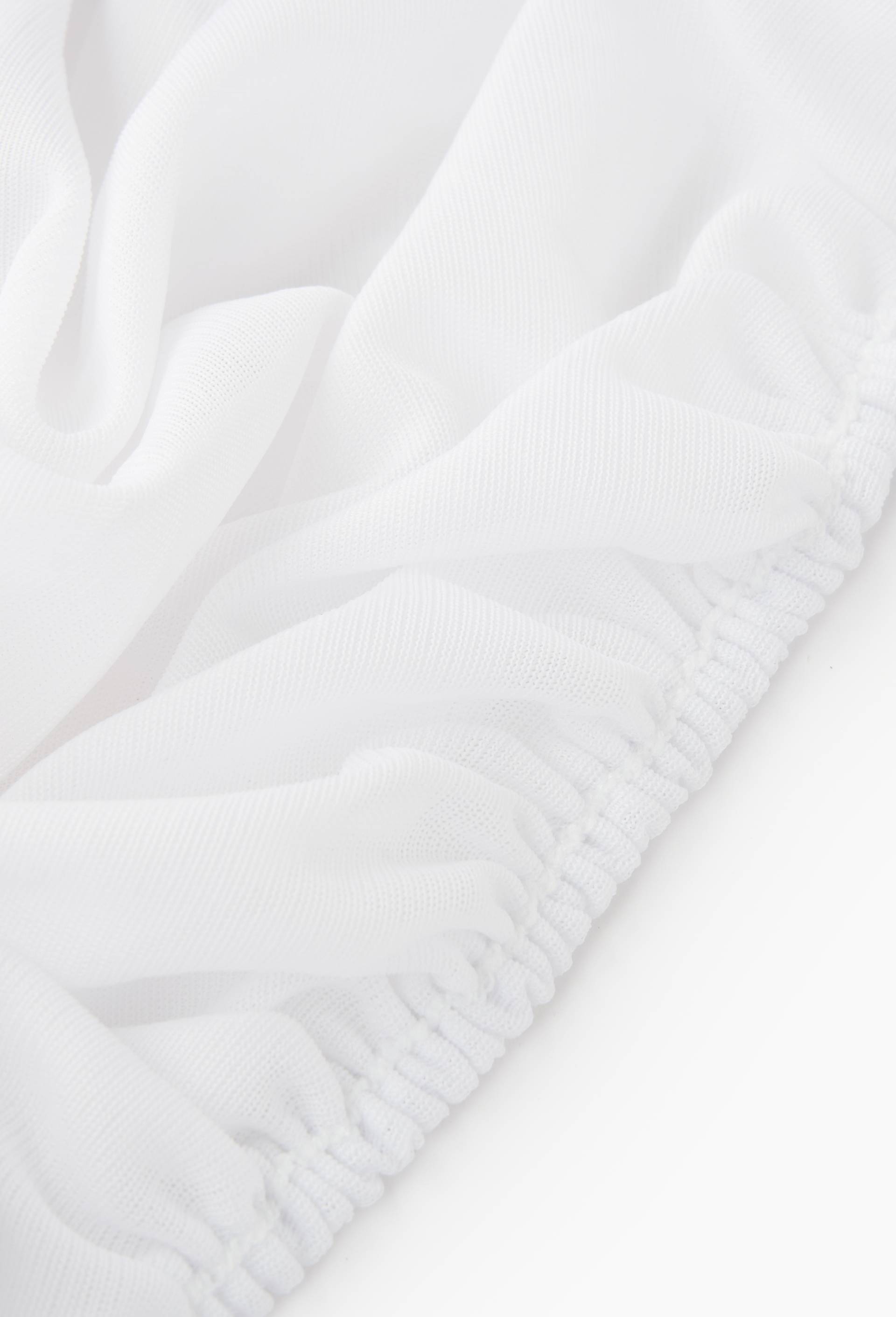 Prot&egrave;ge-matelas anti acariens, Eponge imperm&eacute;able, 140x190cm, 100% coton, Blanc, large image number 1