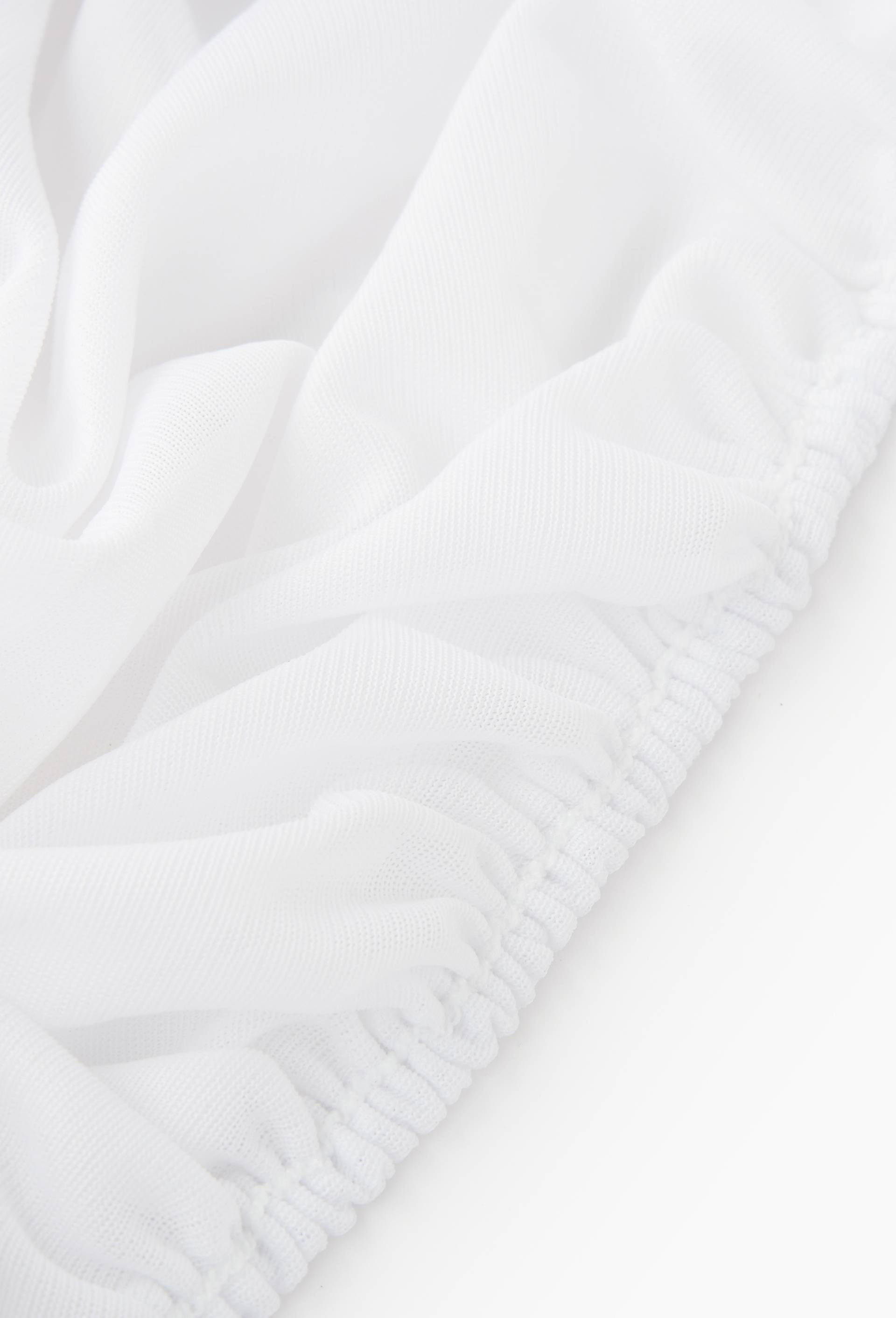 Prot&egrave;ge-matelas anti acariens, Eponge imperm&eacute;able, 90x190cm, 100% coton, Blanc, large image number 1
