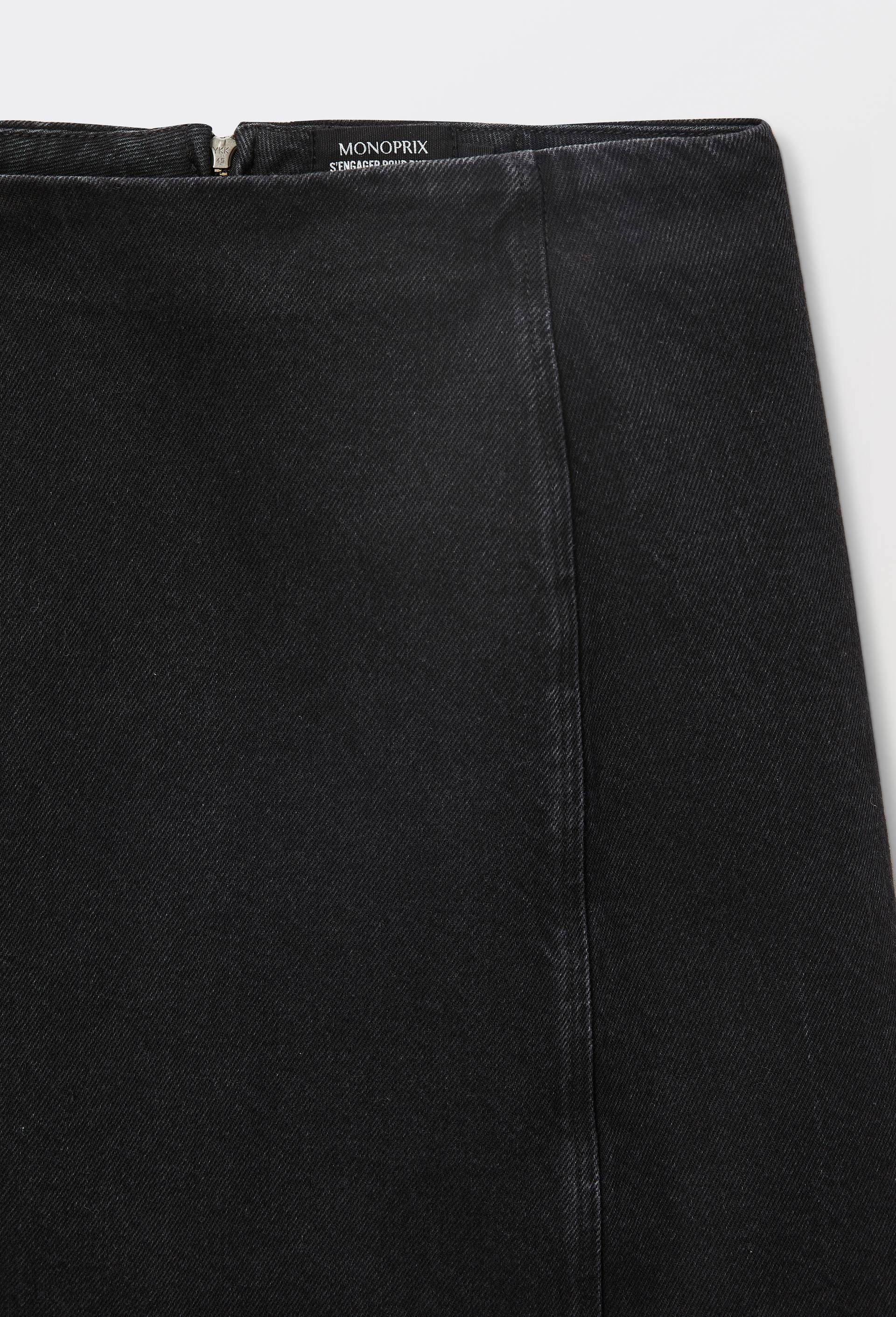 Jupe courte en denim, Noir, large image number 3.0
