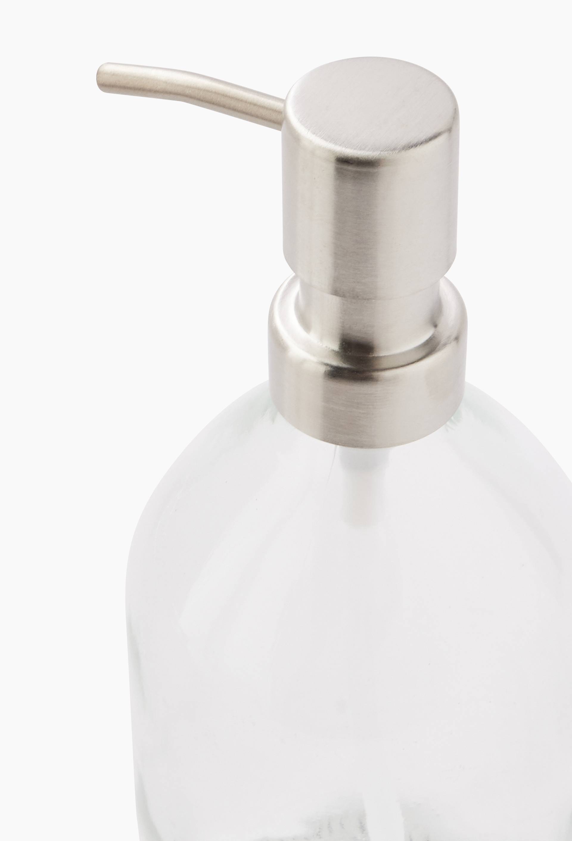 Distributeur de savon, 8xH19,3cm,en verre, Transparent, large image number 1