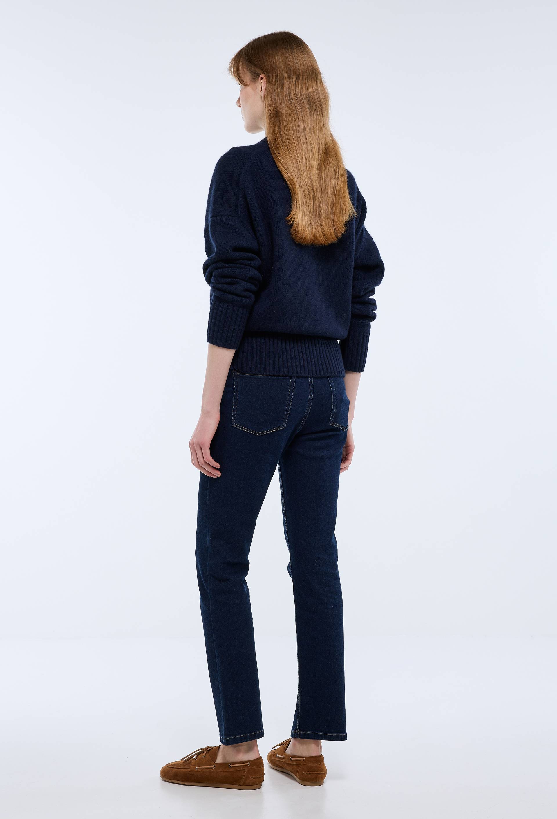 Jean droit, Bleu fonc&eacute;, large image number 1.0