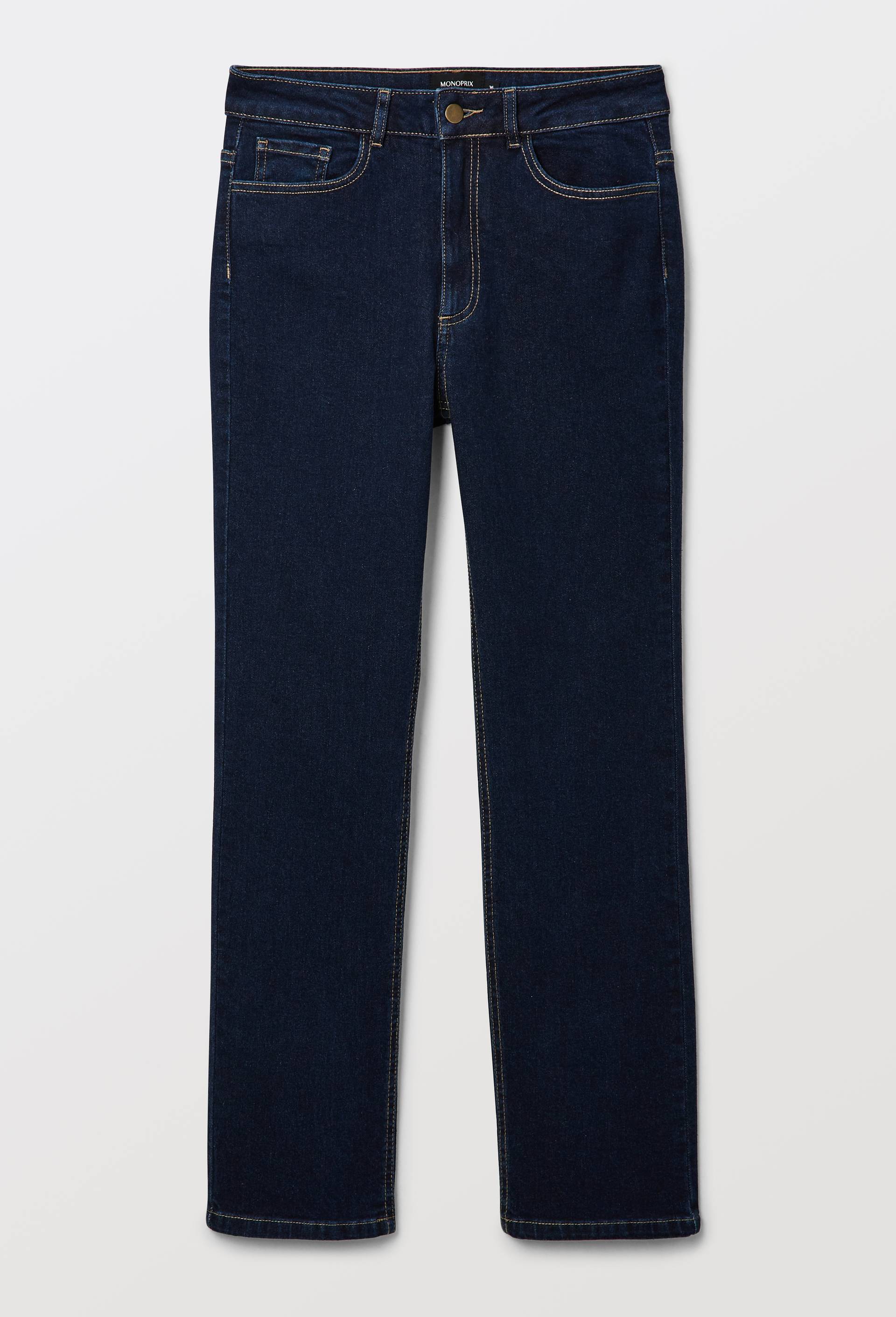 Jean droit, Bleu fonc&eacute;, large image number 2.0