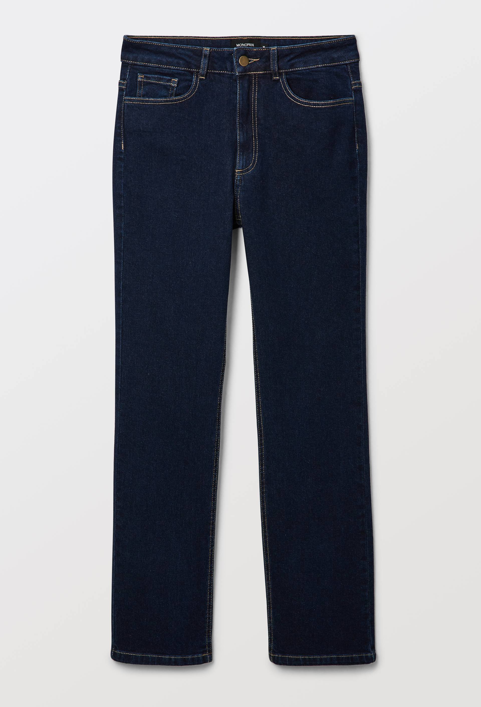 Jean droit, Bleu fonc&eacute;, large image number 4.0