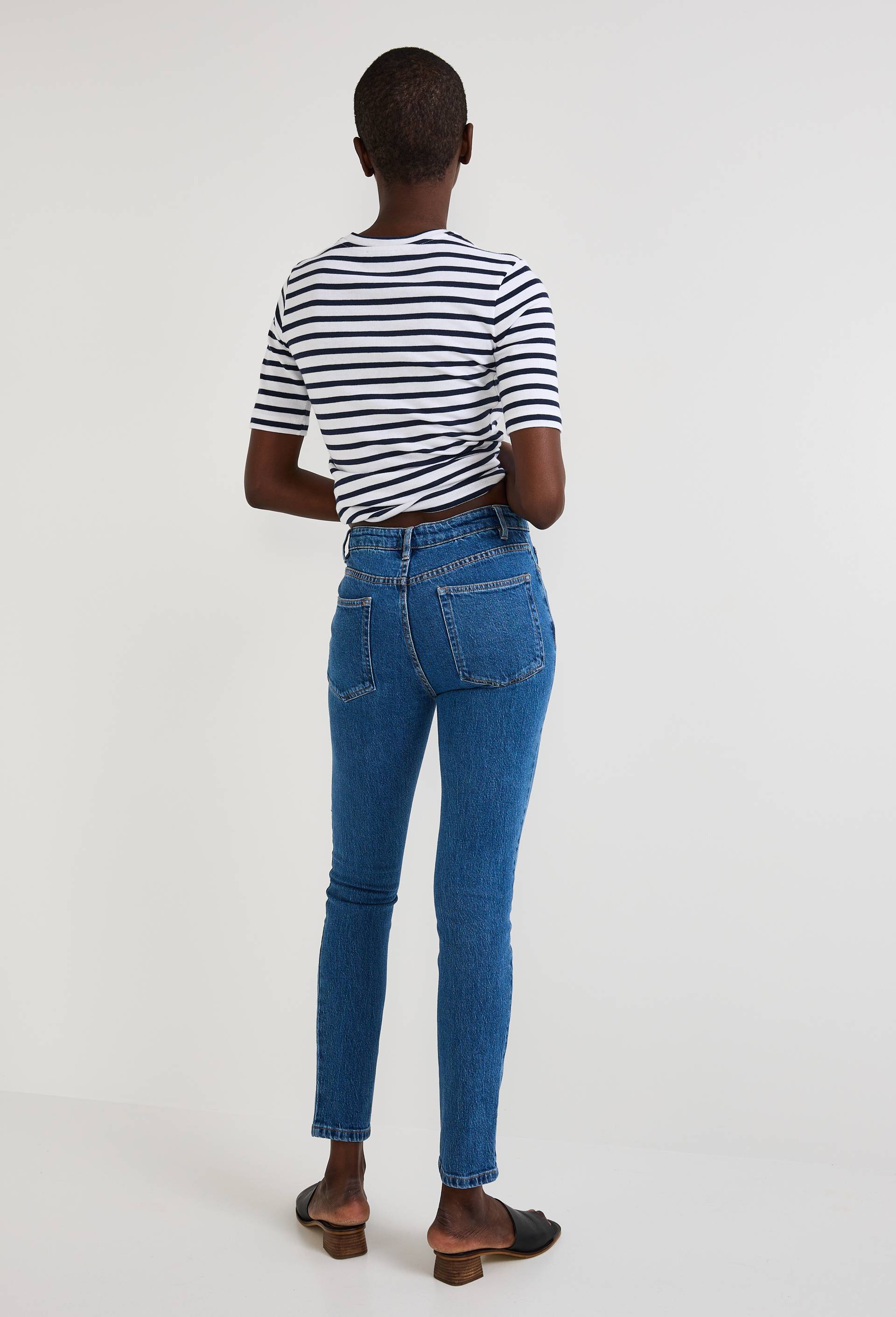 Jean slim, Bleu fonc&eacute;, large image number 1
