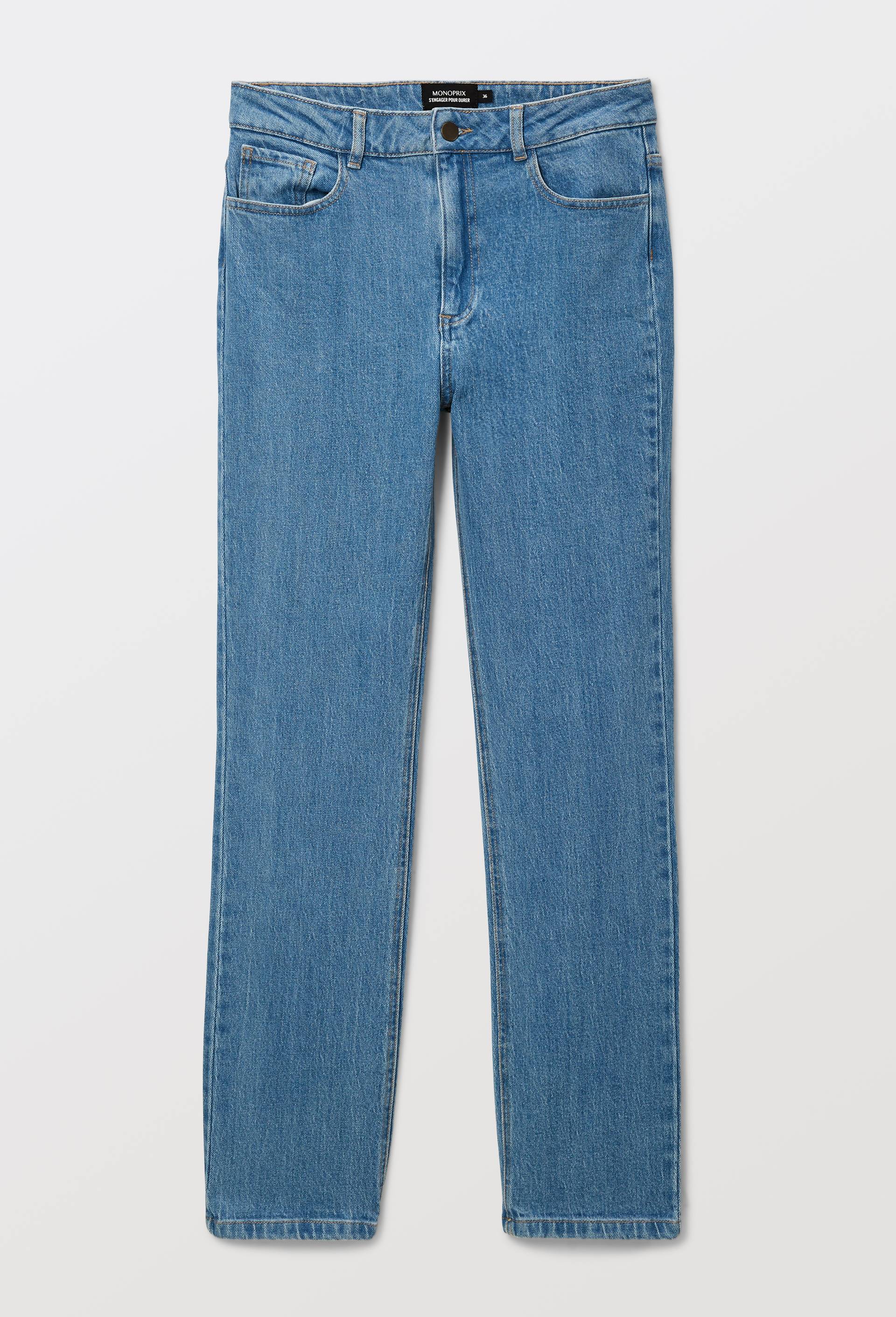 Jean droit, Bleu, large image number 2