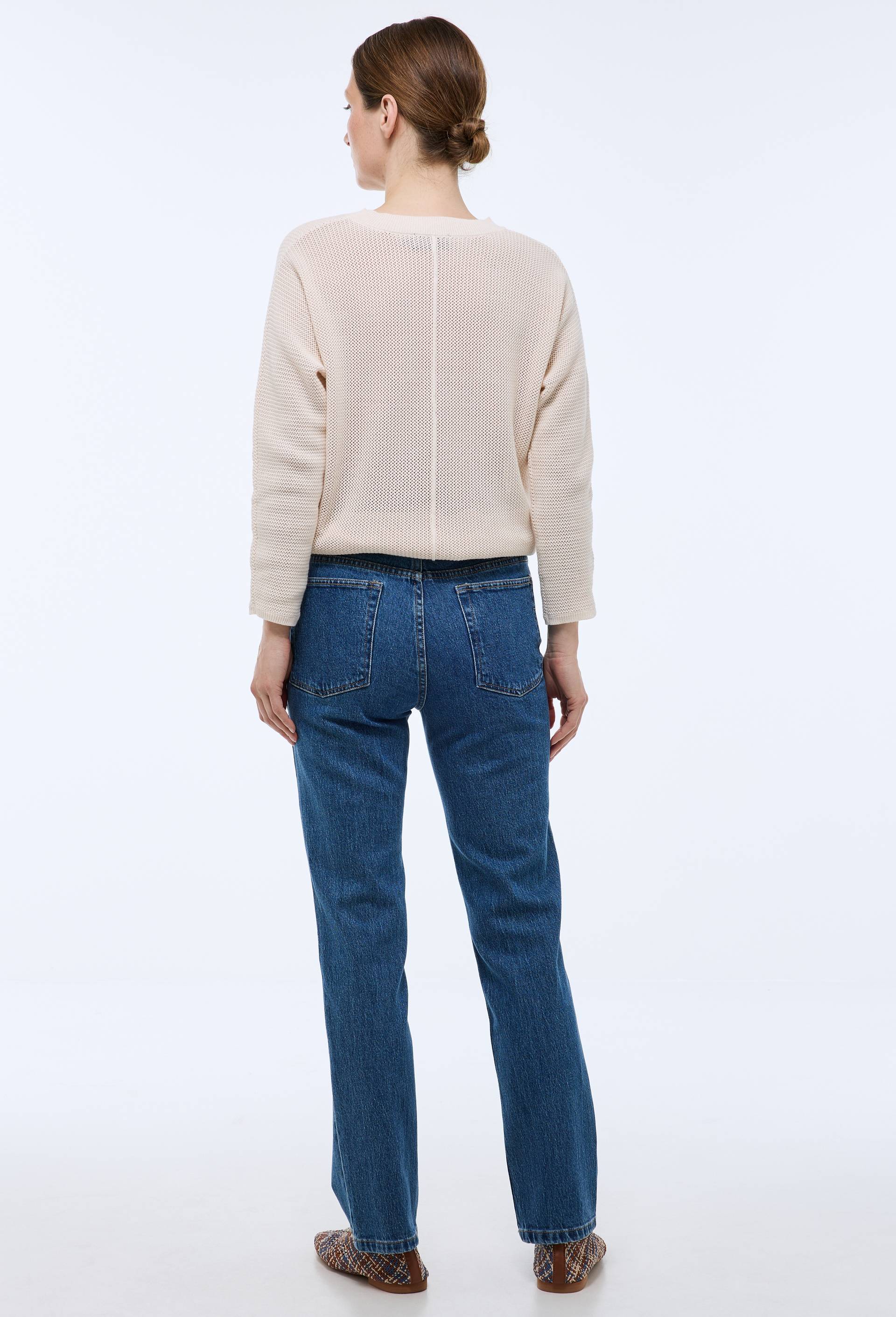 Jean droit, Bleu fonc&eacute;, large image number 1