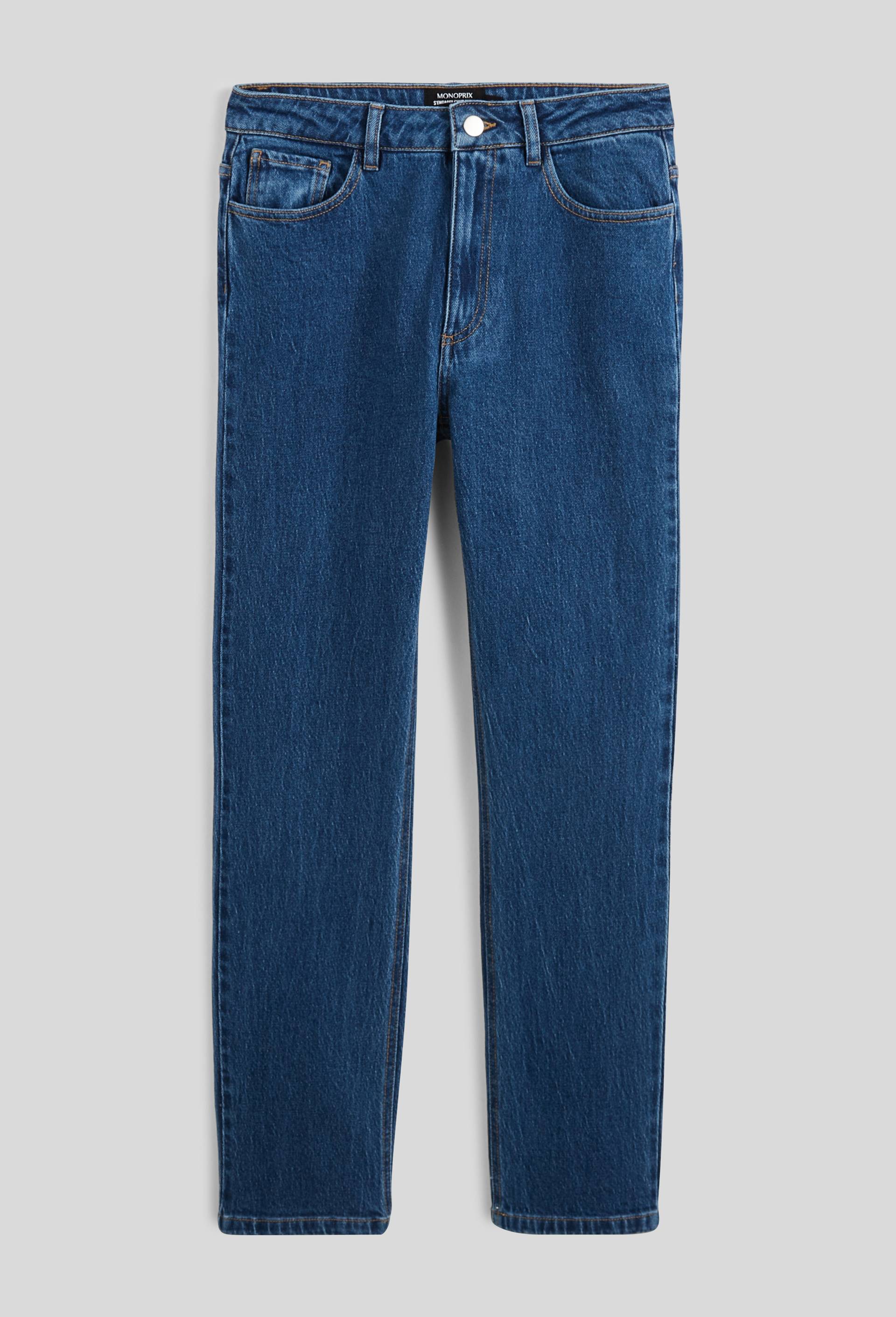 Jean droit, Bleu fonc&eacute;, large image number 3.0